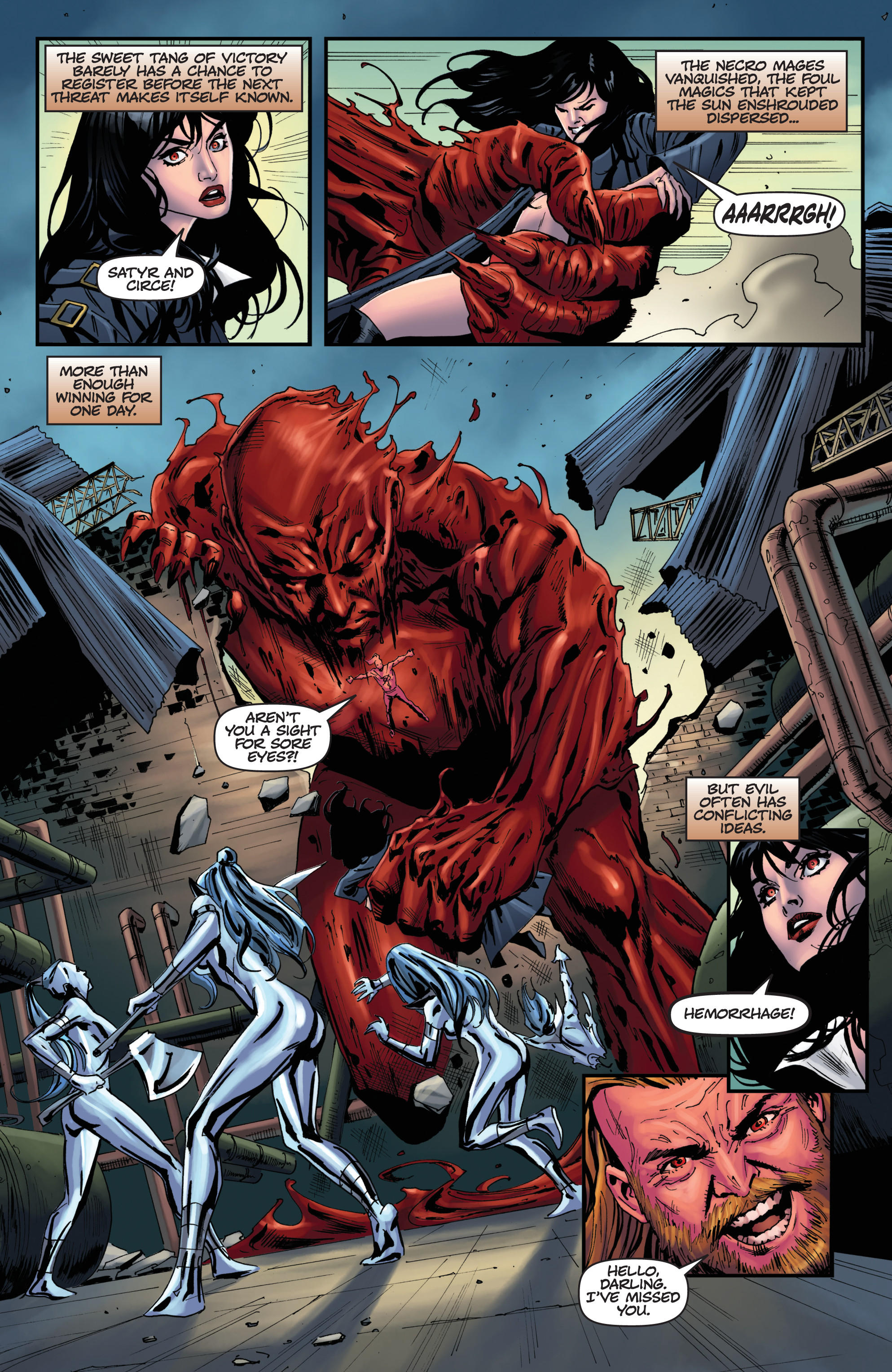 Read online Vengeance of Vampirella (2019) comic -  Issue #5 - 6