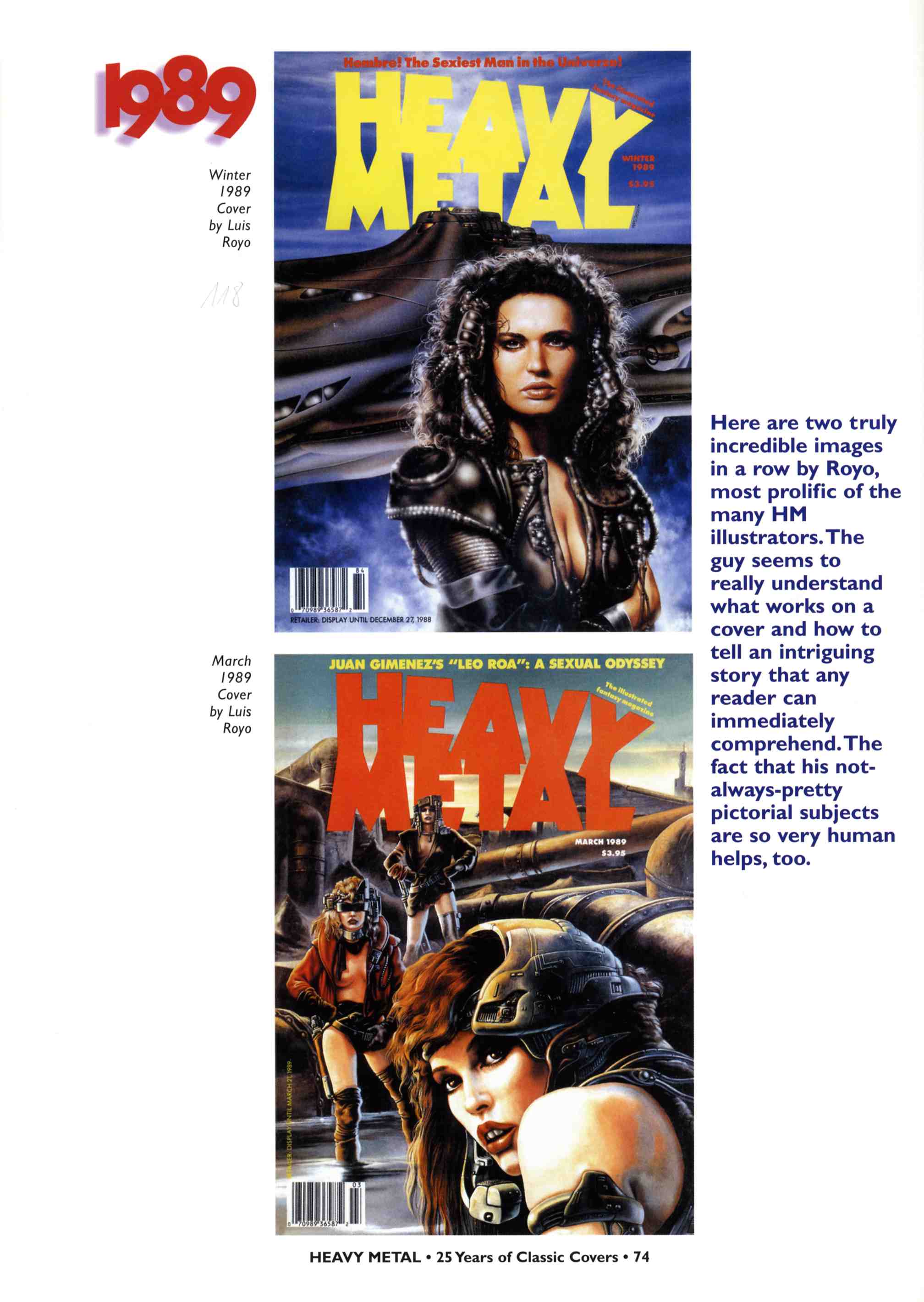 Read online Heavy Metal: 25 Years of Classic Covers comic -  Issue # TPB - 80