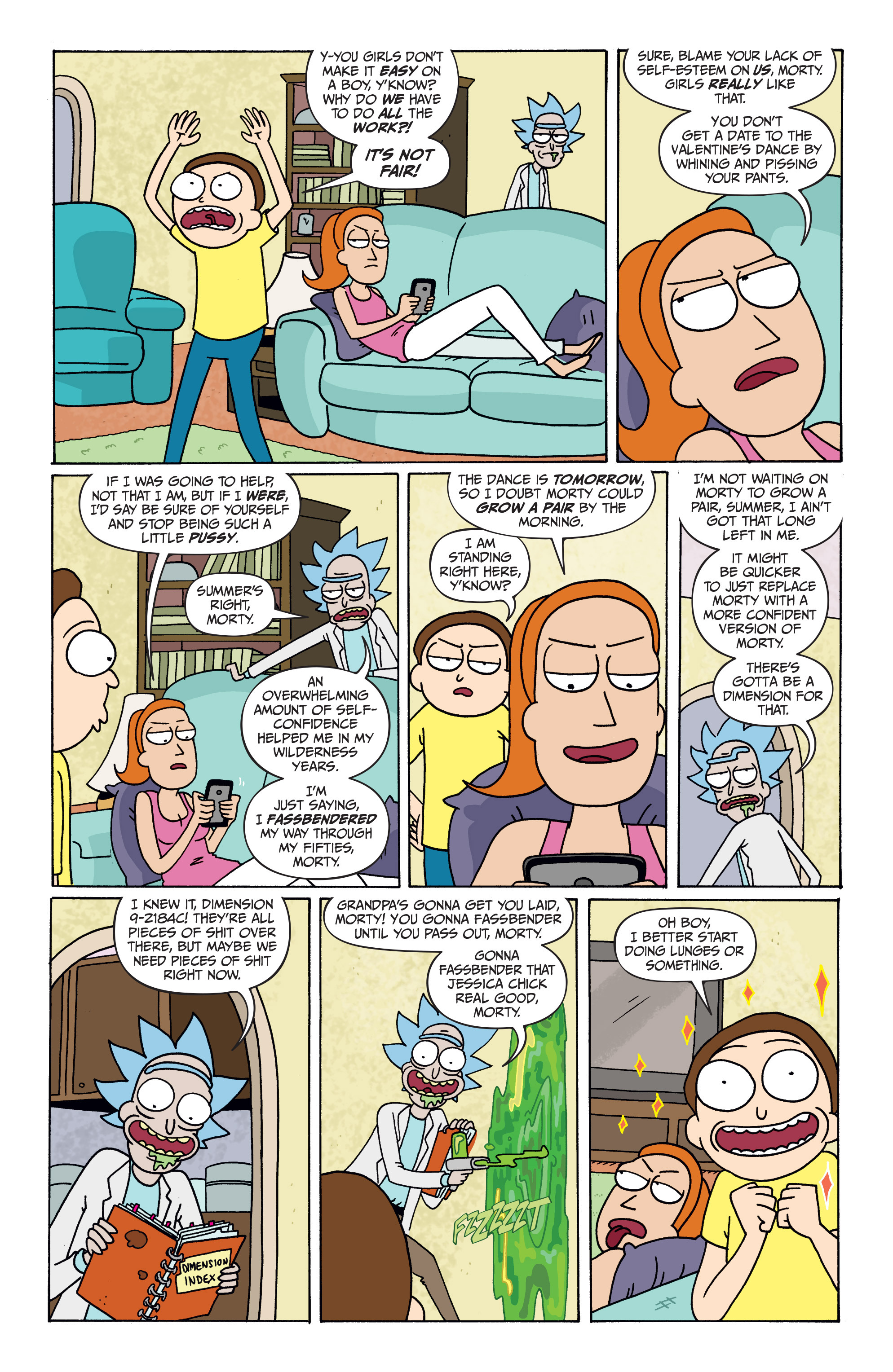 Read online Rick and Morty comic -  Issue #22 - 22