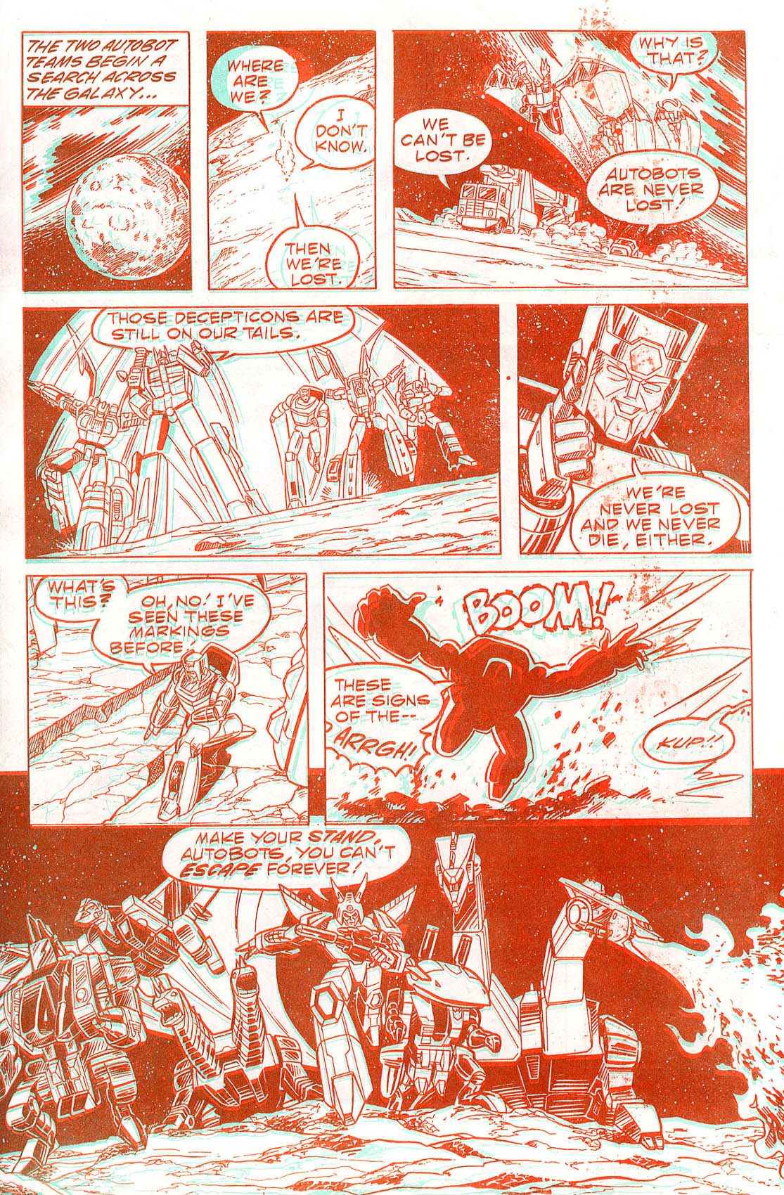 Read online The Transformers in 3-D comic -  Issue #3 - 20