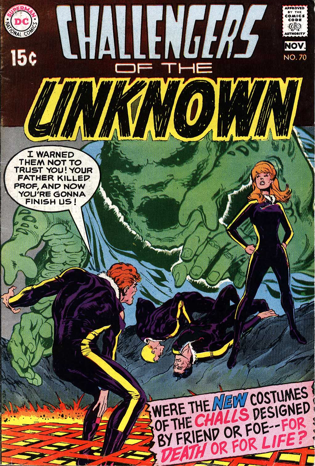 Read online Challengers of the Unknown (1958) comic -  Issue #70 - 1