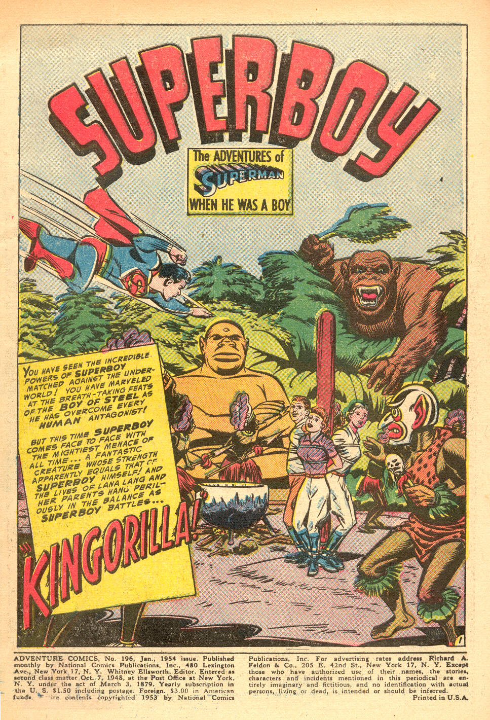 Adventure Comics (1938) 196 Page 2