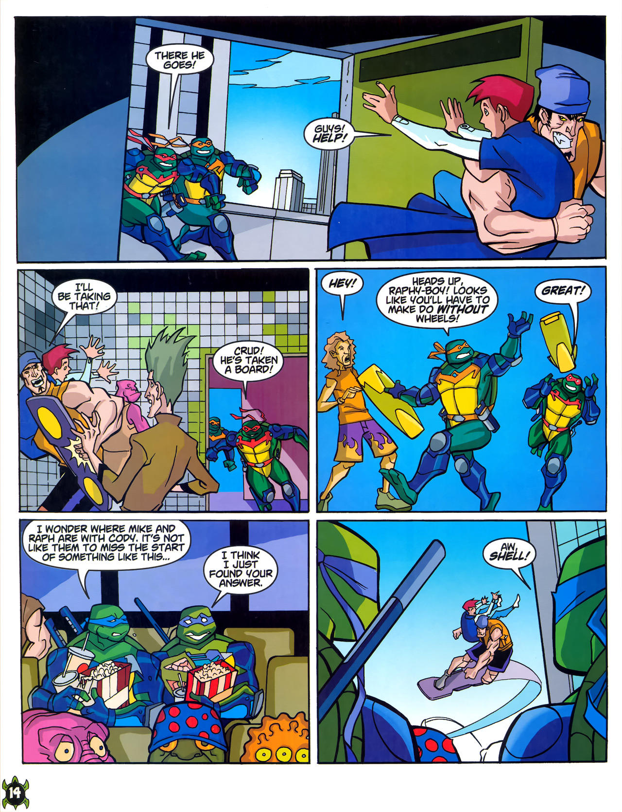 Read online Teenage Mutant Ninja Turtles Comic comic -  Issue #1 - 12