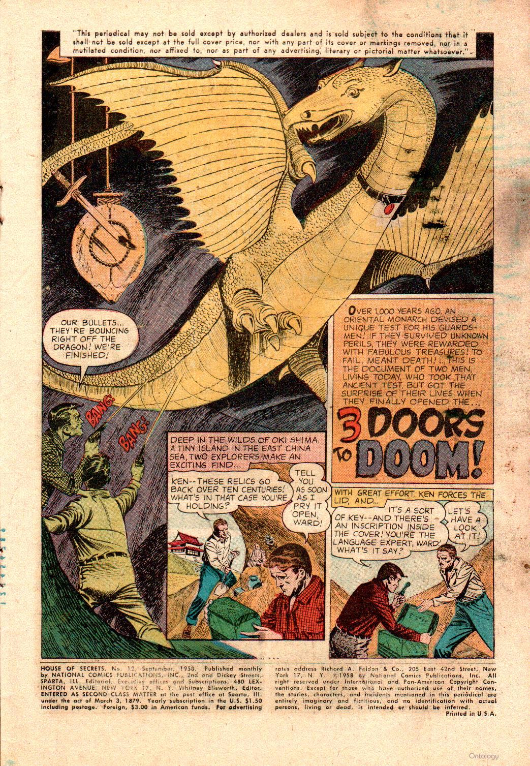 Read online House of Secrets (1956) comic -  Issue #12 - 3