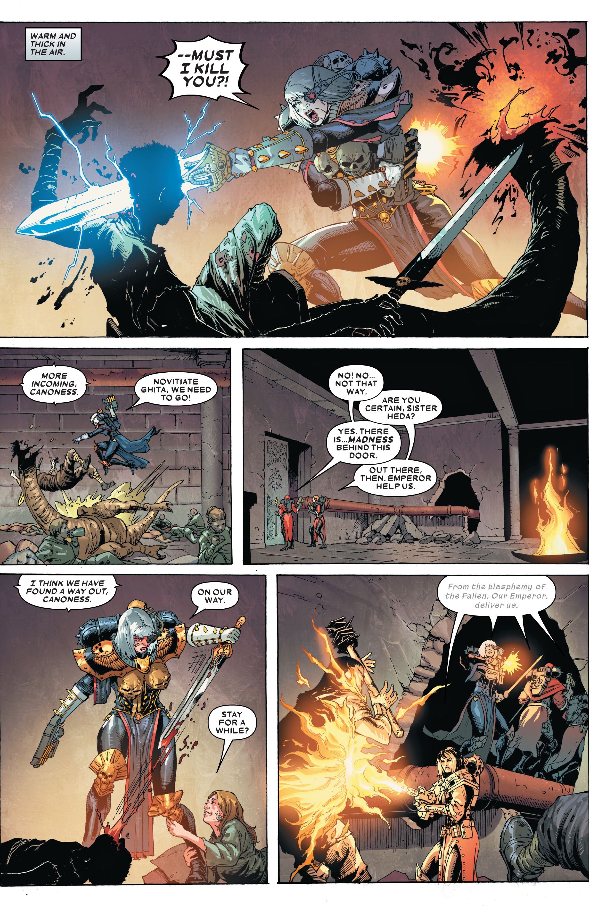 Read online Warhammer 40,000: Sisters Of Battle comic -  Issue #4 - 16