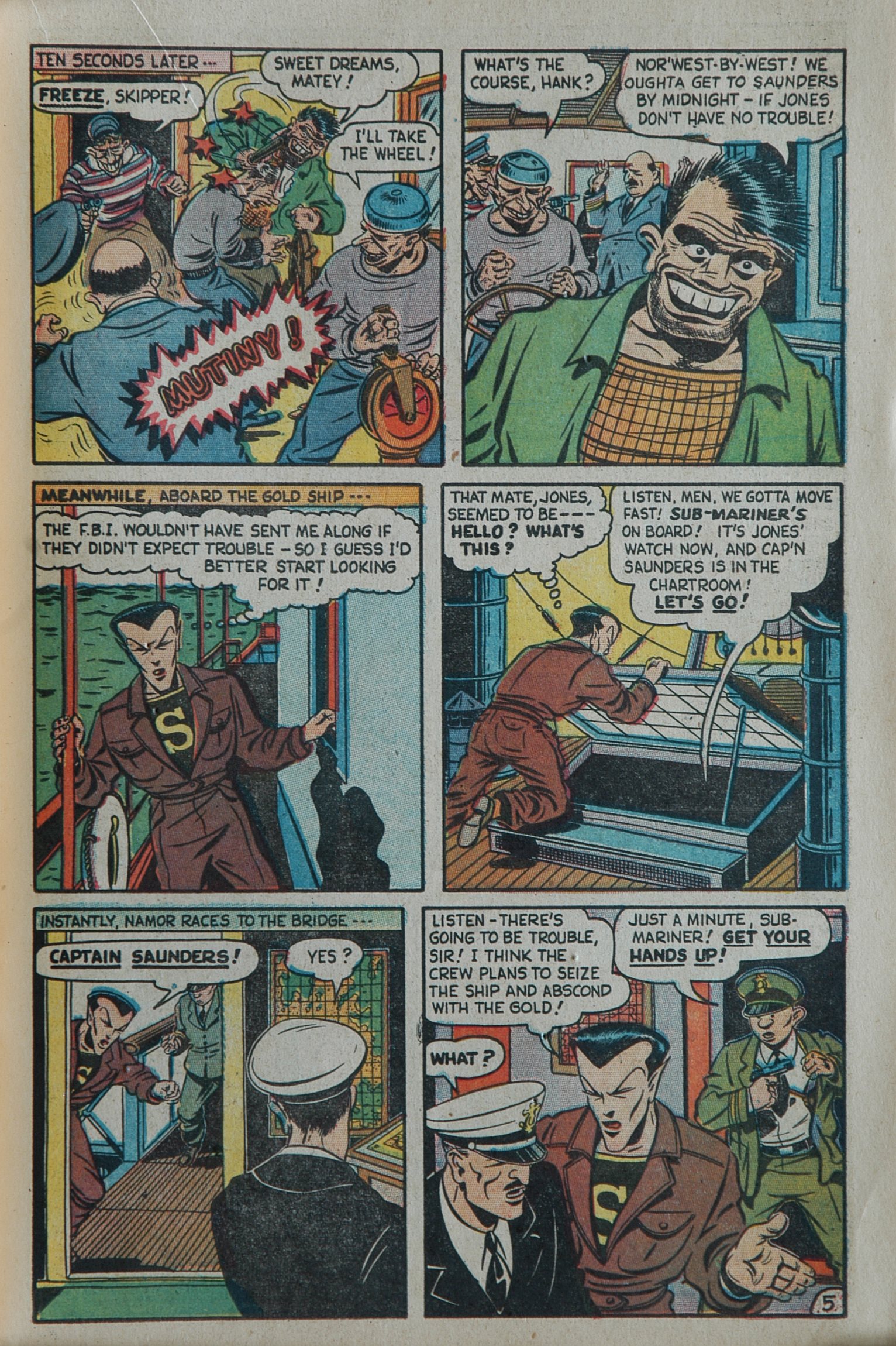 Read online Blonde Phantom Comics comic -  Issue #17 - 21