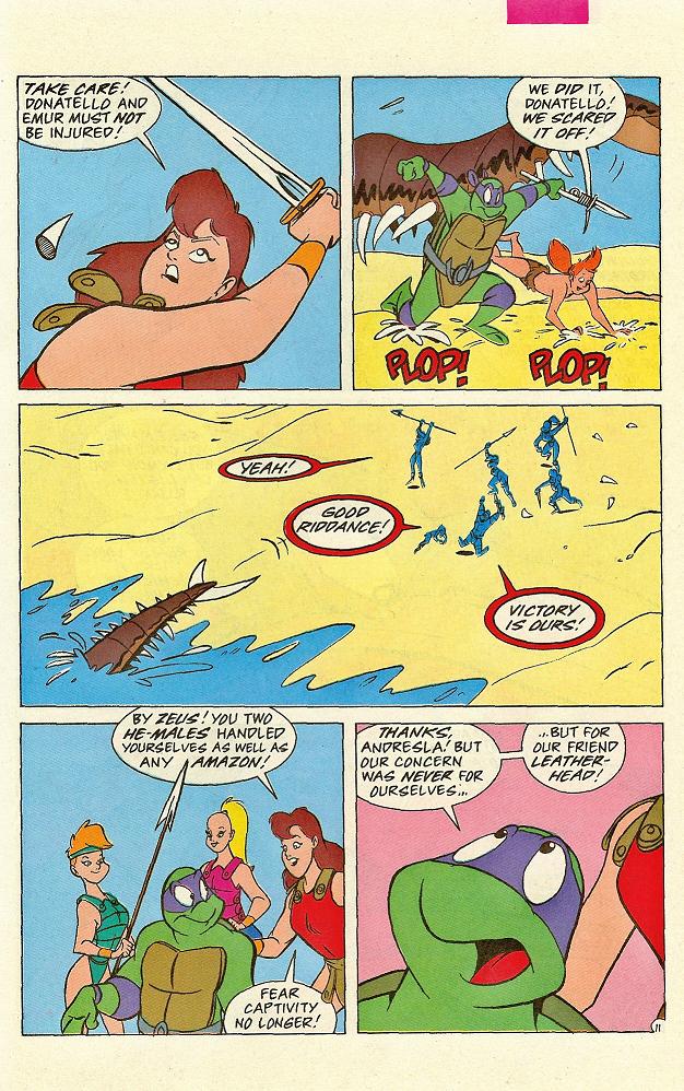 Read online Teenage Mutant Ninja Turtles Presents: Donatello and Leatherhead comic -  Issue #3 - 12