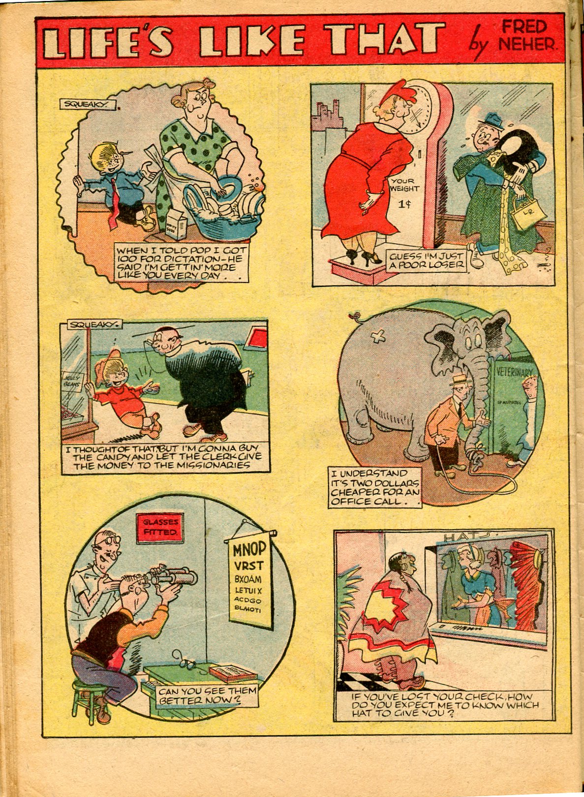 Read online Famous Funnies comic -  Issue #49 - 58