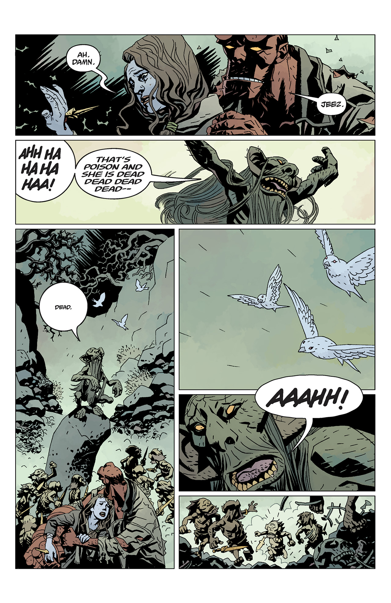 Read online Hellboy: The Wild Hunt comic -  Issue #4 - 16