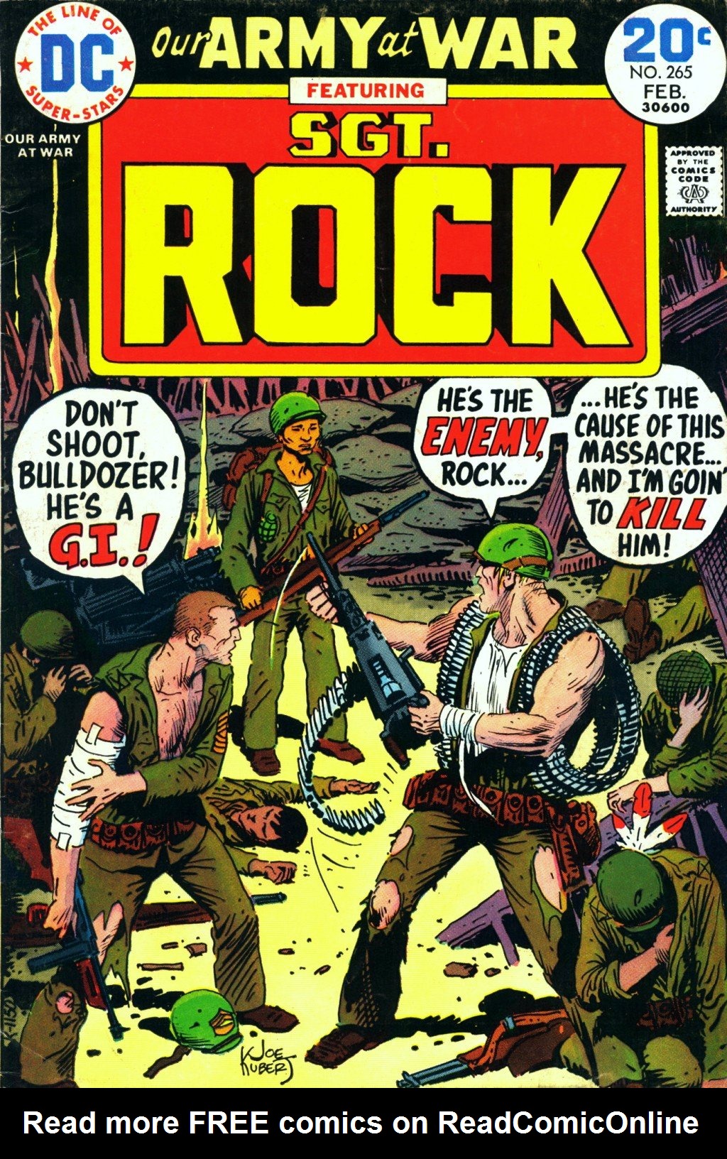 Read online Our Army at War (1952) comic -  Issue #265 - 1