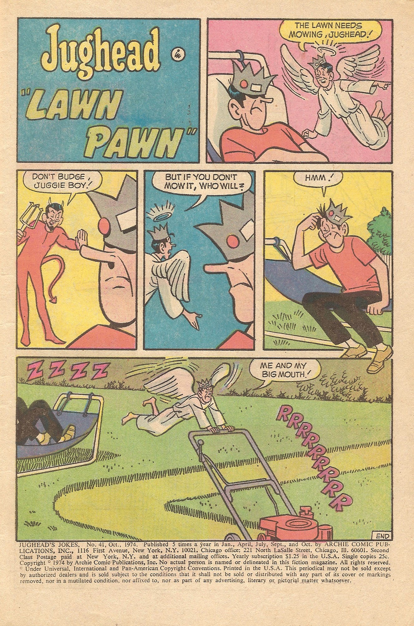 Read online Jughead's Jokes comic -  Issue #41 - 3