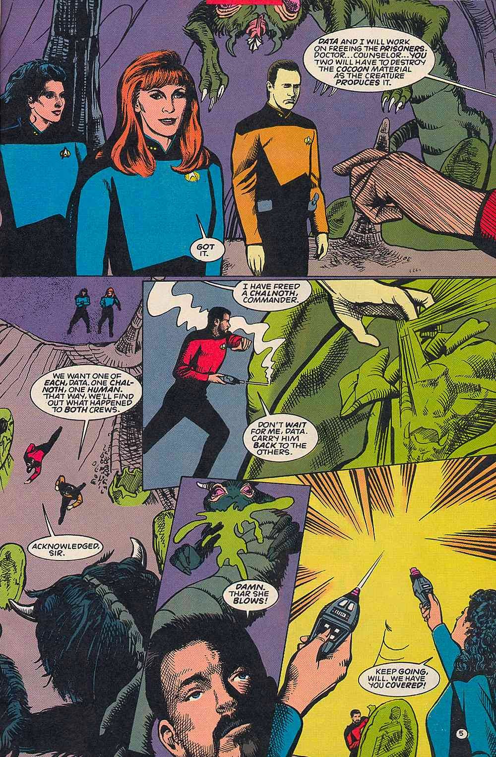 Read online Star Trek: The Next Generation (1989) comic -  Issue #61 - 5
