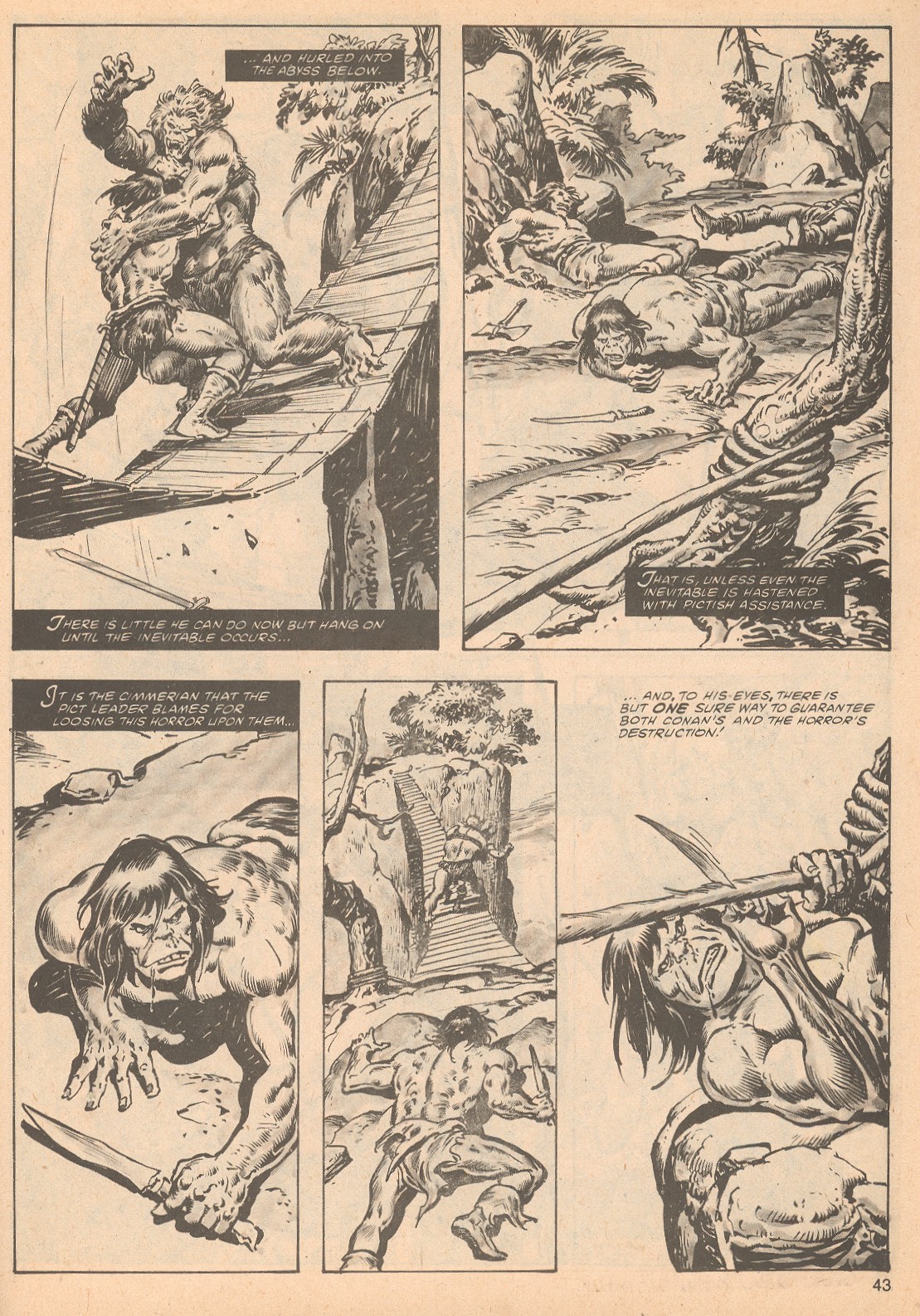 Read online The Savage Sword Of Conan comic -  Issue #64 - 43