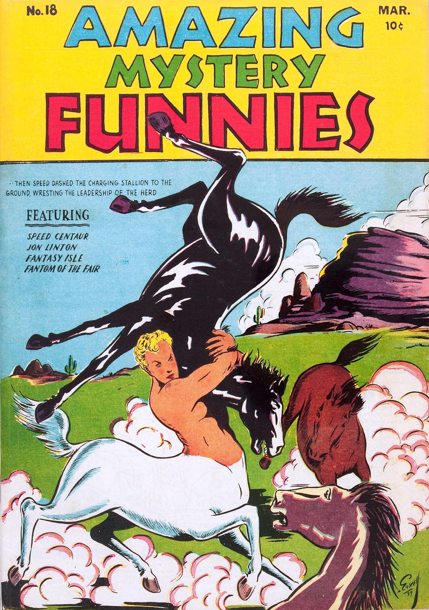 Read online Amazing Mystery Funnies comic -  Issue #18 - 1