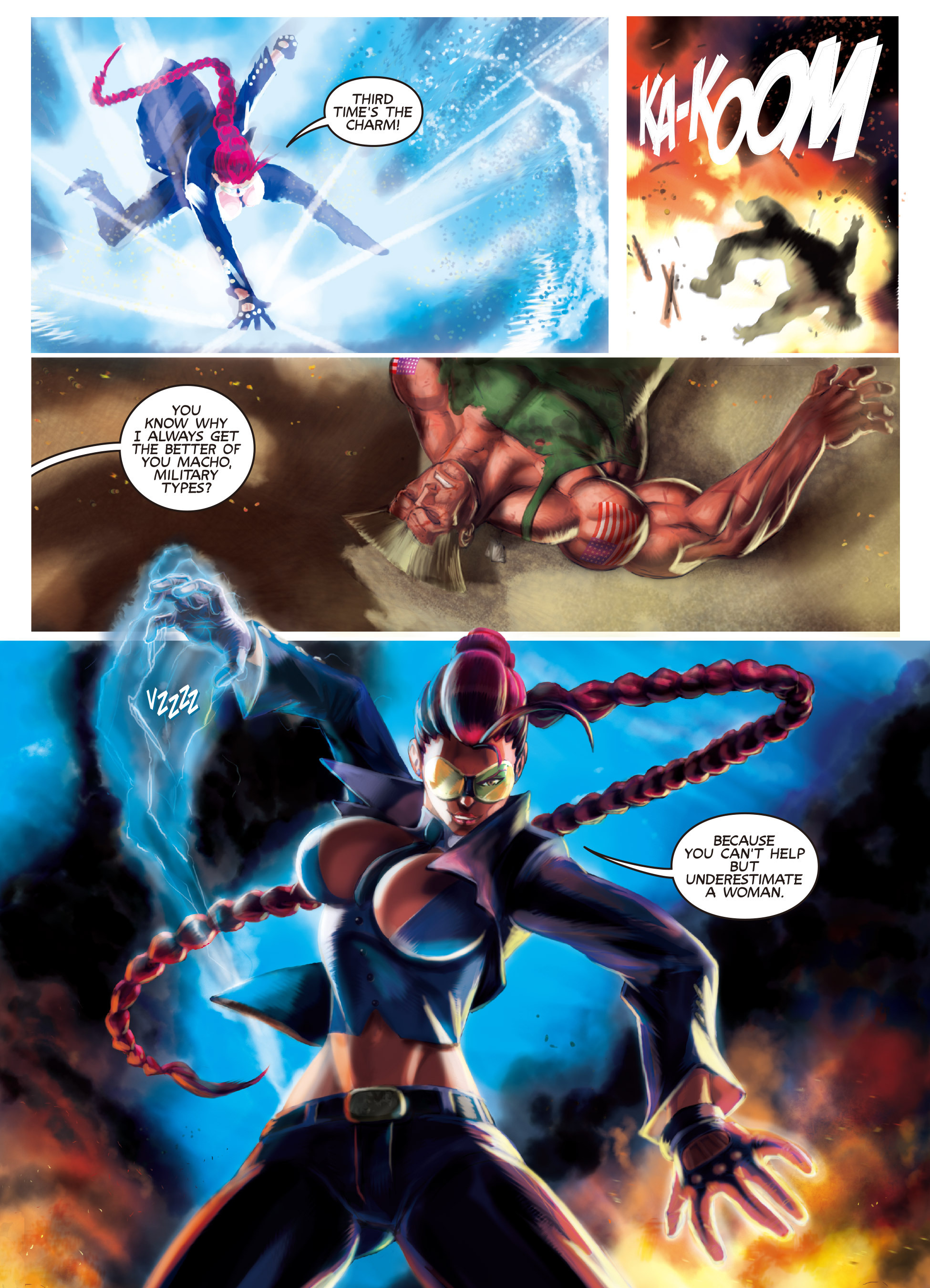 Read online Free Comic Book Day 2015 comic -  Issue # Street Fighter - Super Combo Special - 14