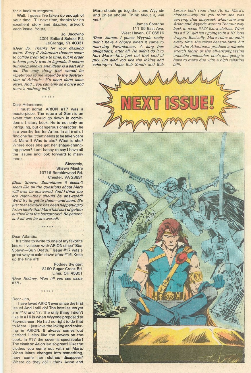 Read online Arion, Lord of Atlantis comic -  Issue #20 - 27