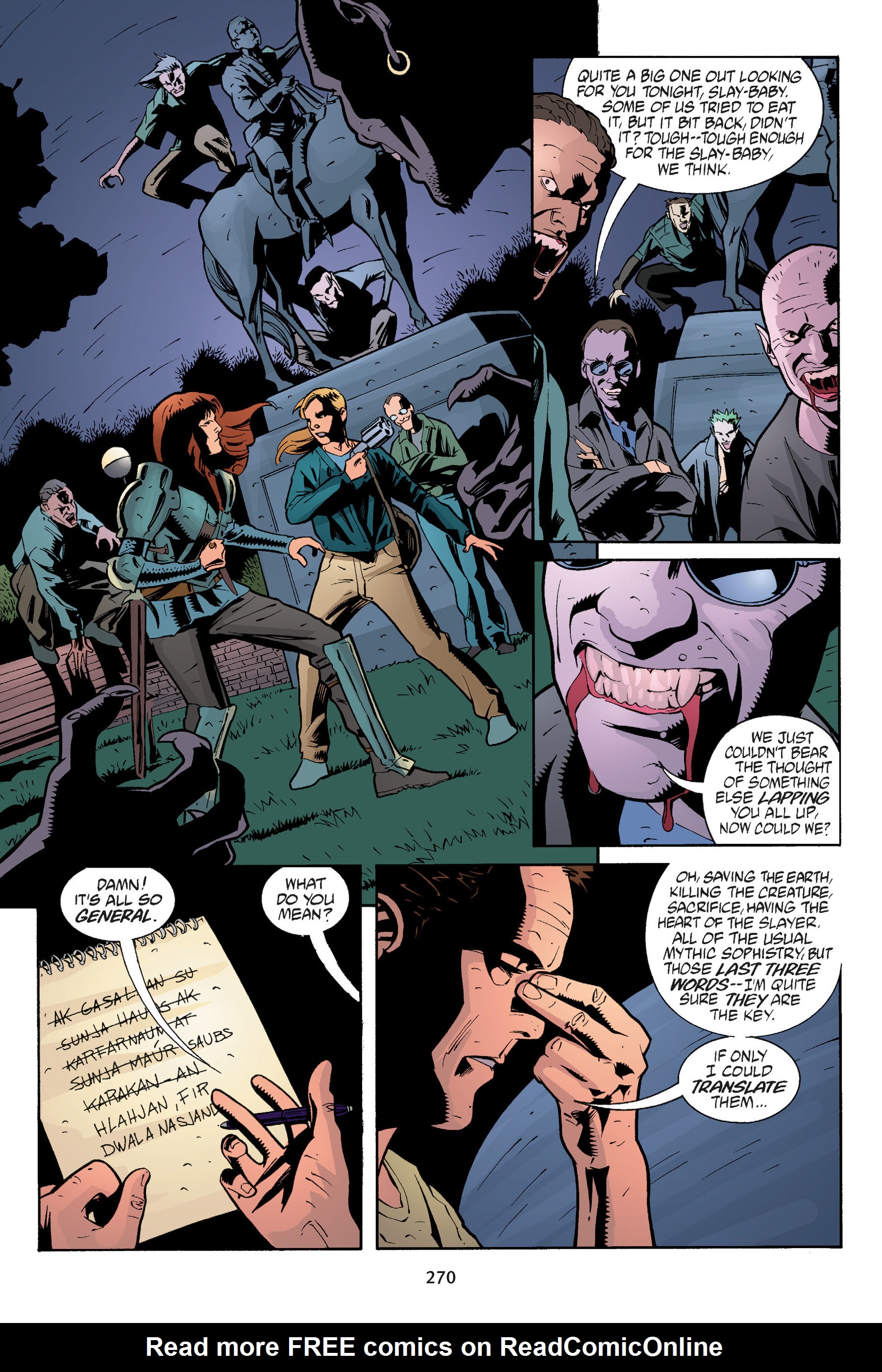 Read online Buffy the Vampire Slayer: Omnibus comic -  Issue # TPB 5 - 269