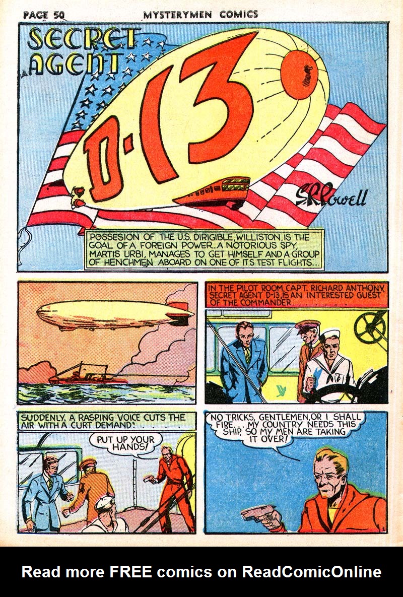 Read online Mystery Men Comics comic -  Issue #4 - 52