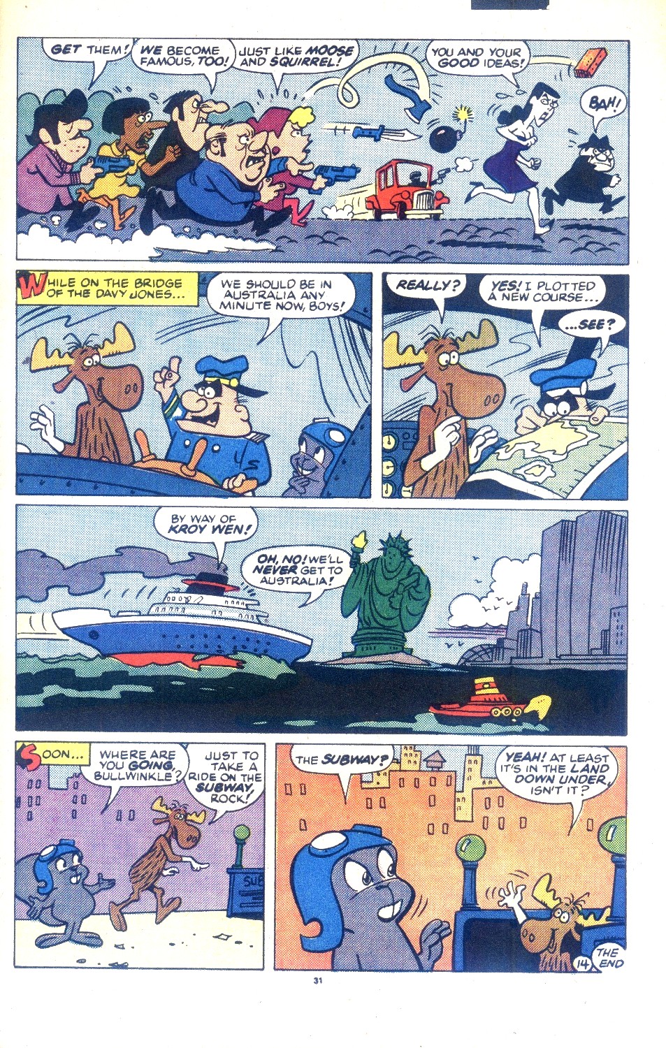 Read online Bullwinkle and Rocky comic -  Issue #5 - 33