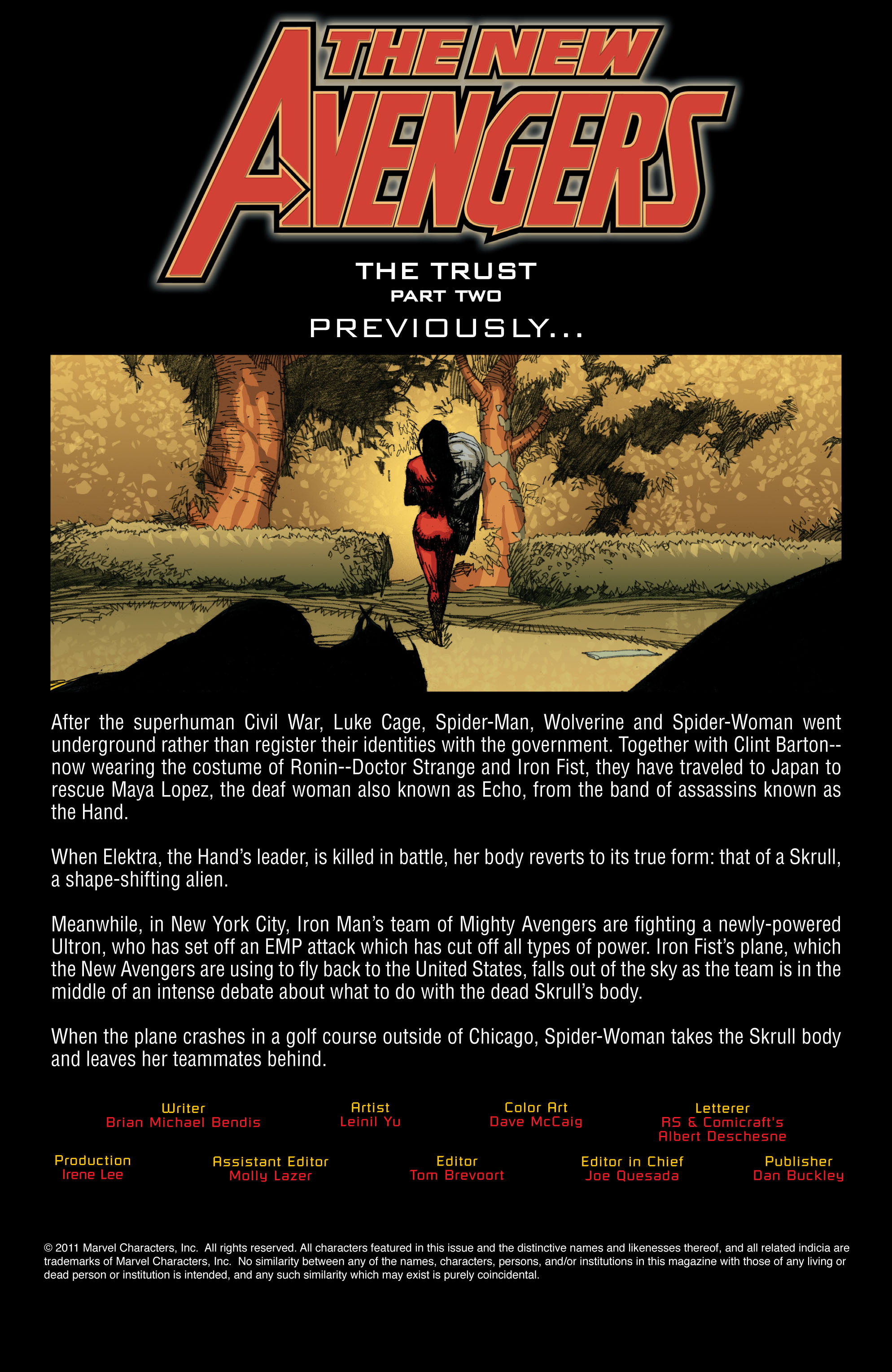 Read online New Avengers (2005) comic -  Issue #33 - 2