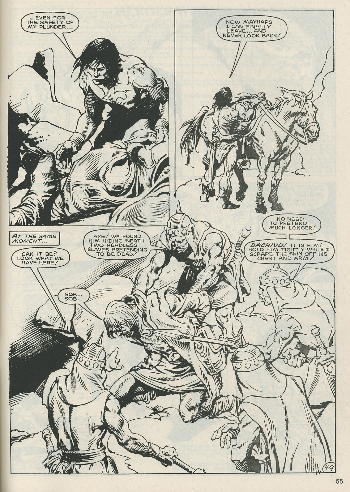 Read online The Savage Sword Of Conan comic -  Issue #121 - 55