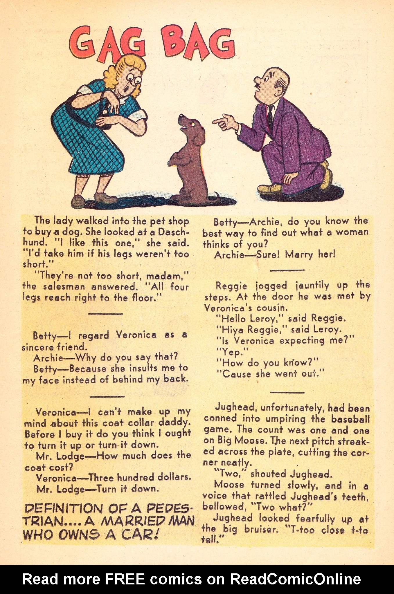 Read online Archie's Joke Book Magazine comic -  Issue #27 - 15