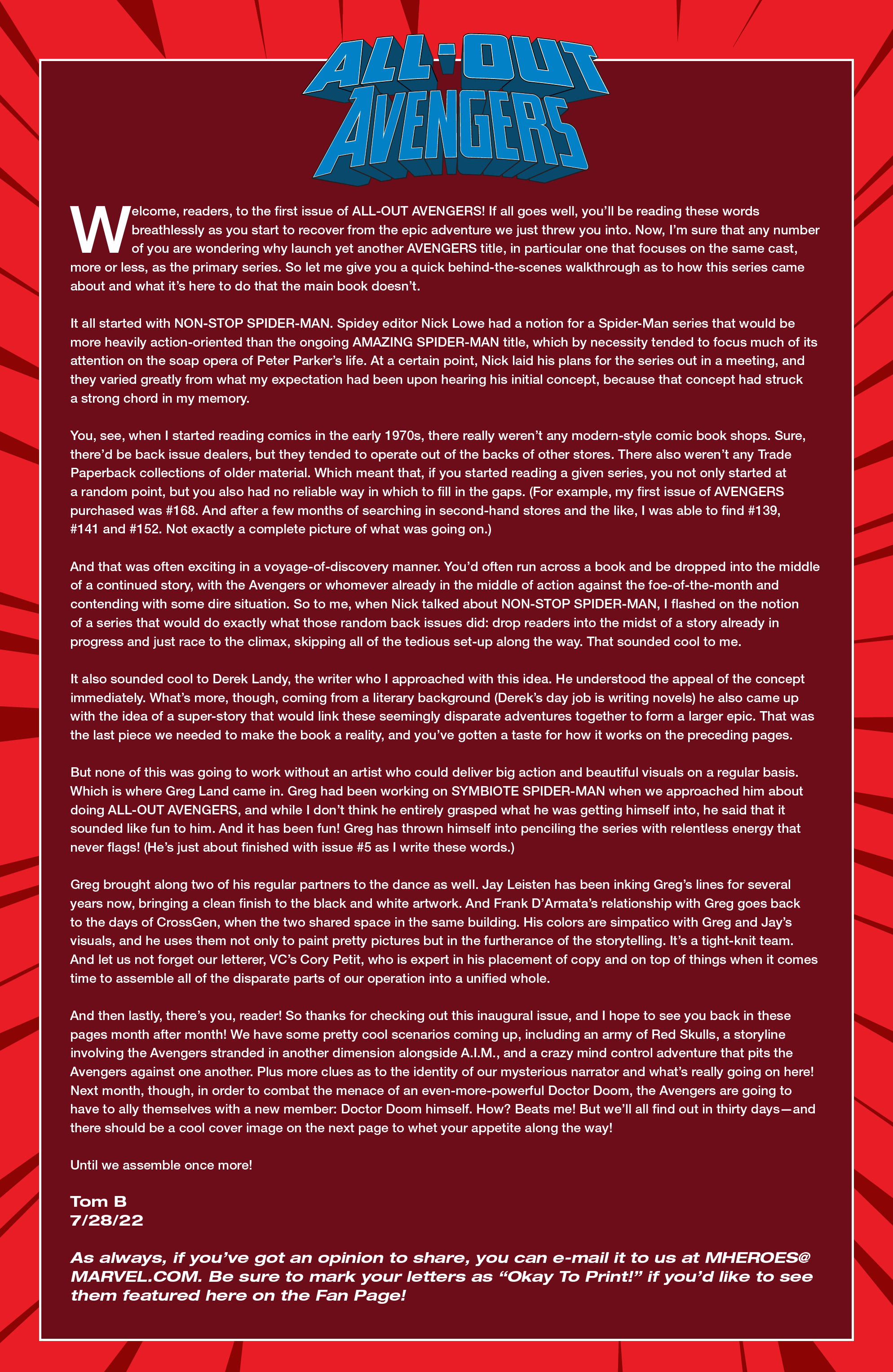 Read online All-Out Avengers comic -  Issue #1 - 23