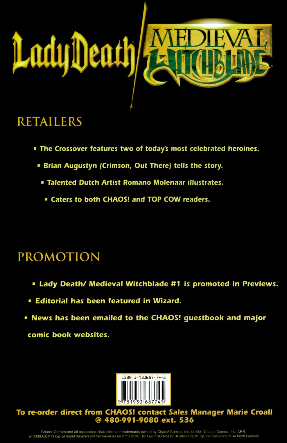 Read online Lady Death/Medieval Witchblade comic -  Issue # _Preview - 26