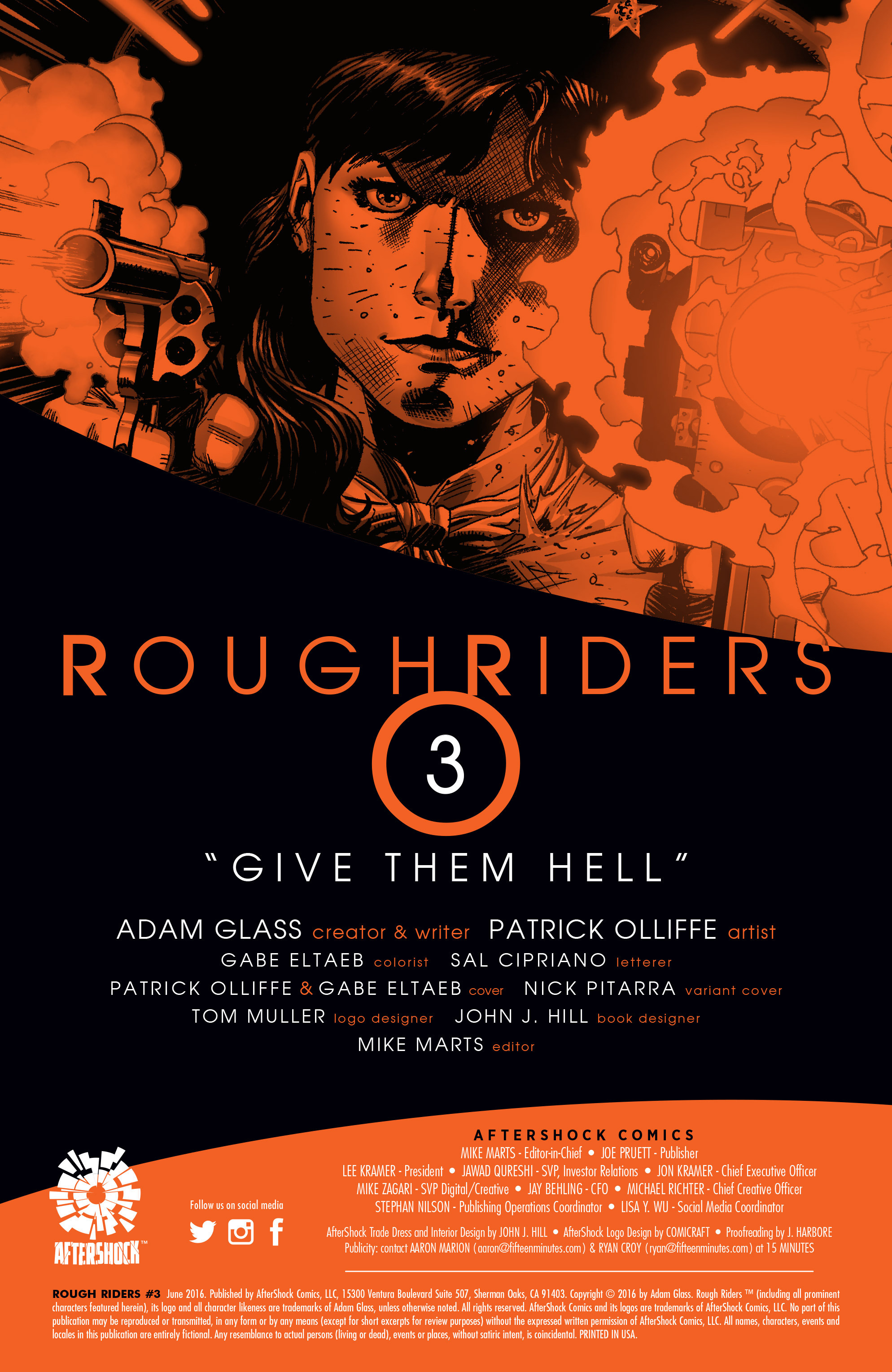 Read online Rough Riders comic -  Issue #3 - 2