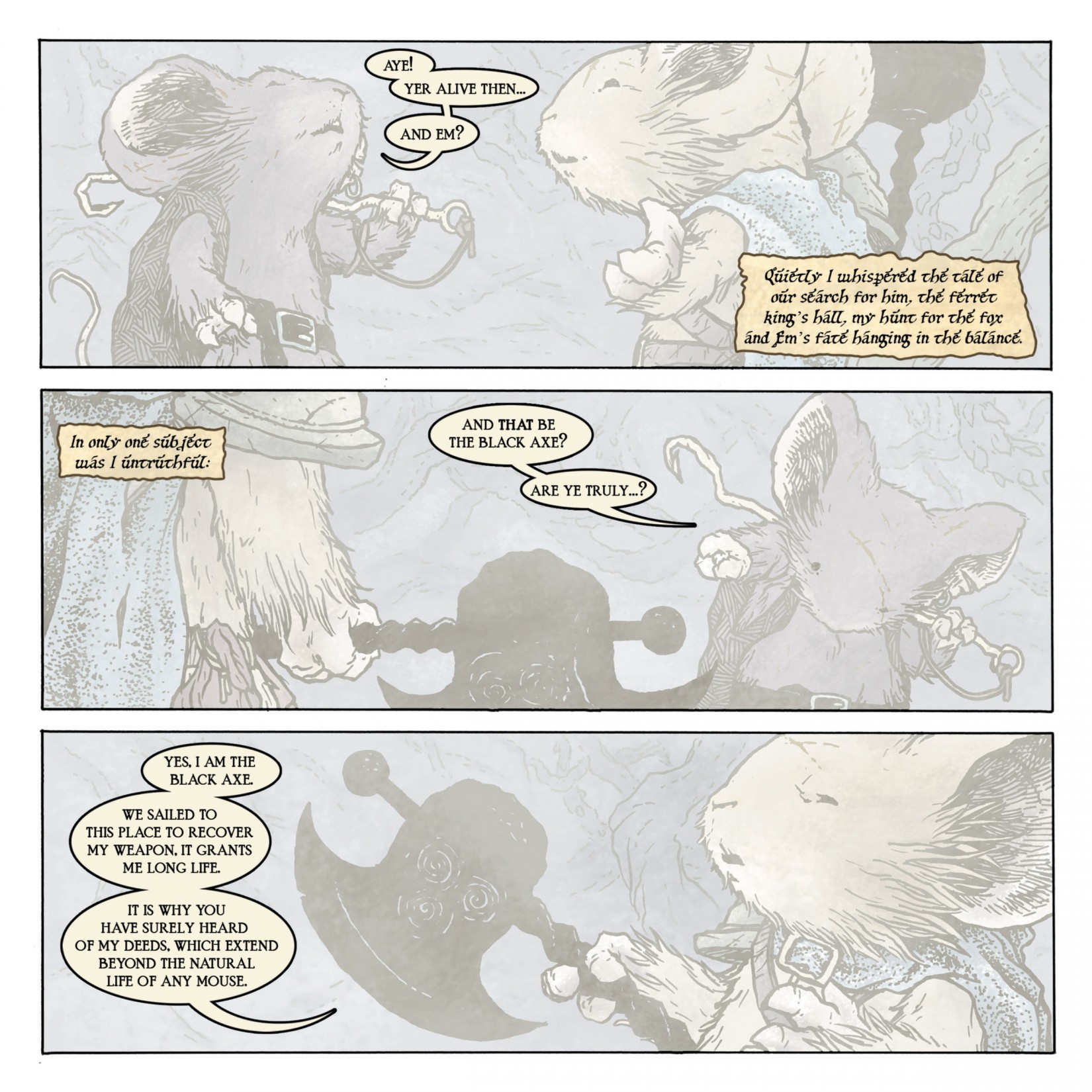 Read online Mouse Guard: The Black Axe comic -  Issue #4 - 11