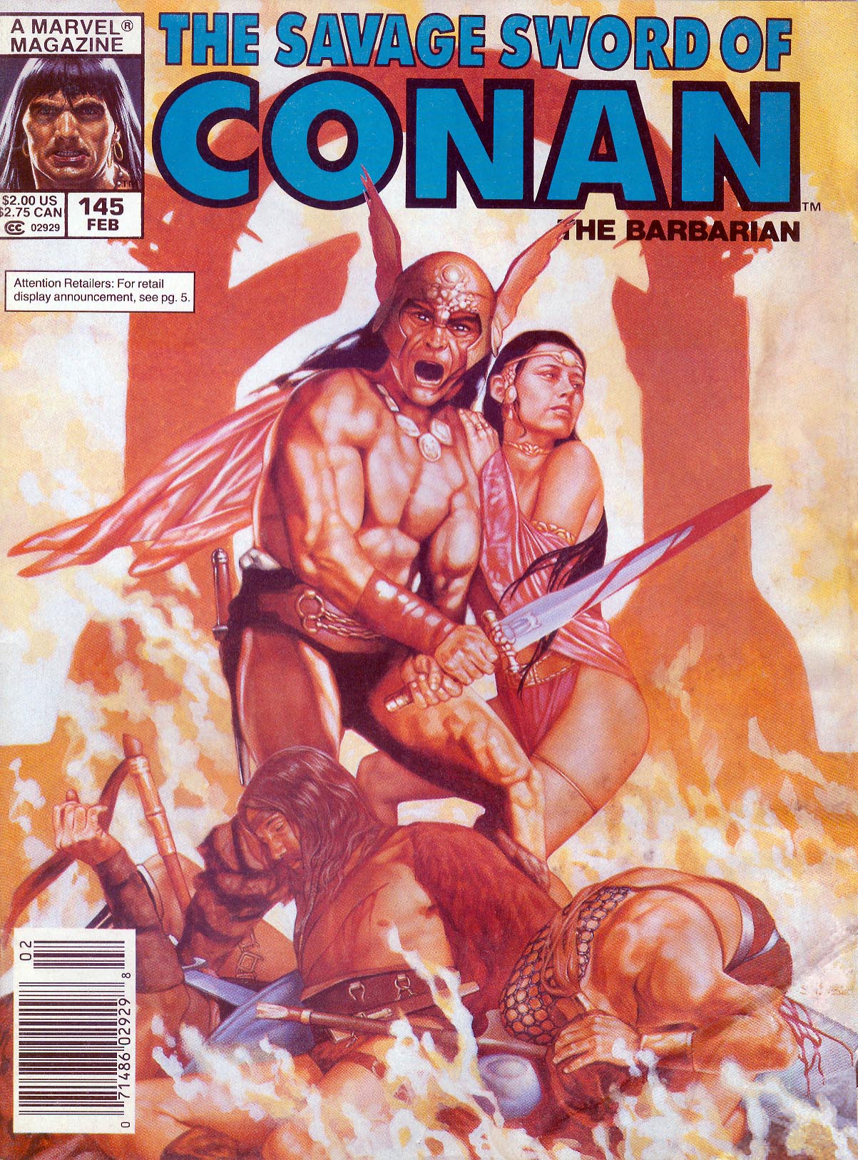 Read online The Savage Sword Of Conan comic -  Issue #145 - 1