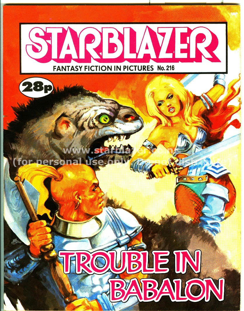 Read online Starblazer comic -  Issue #216 - 2