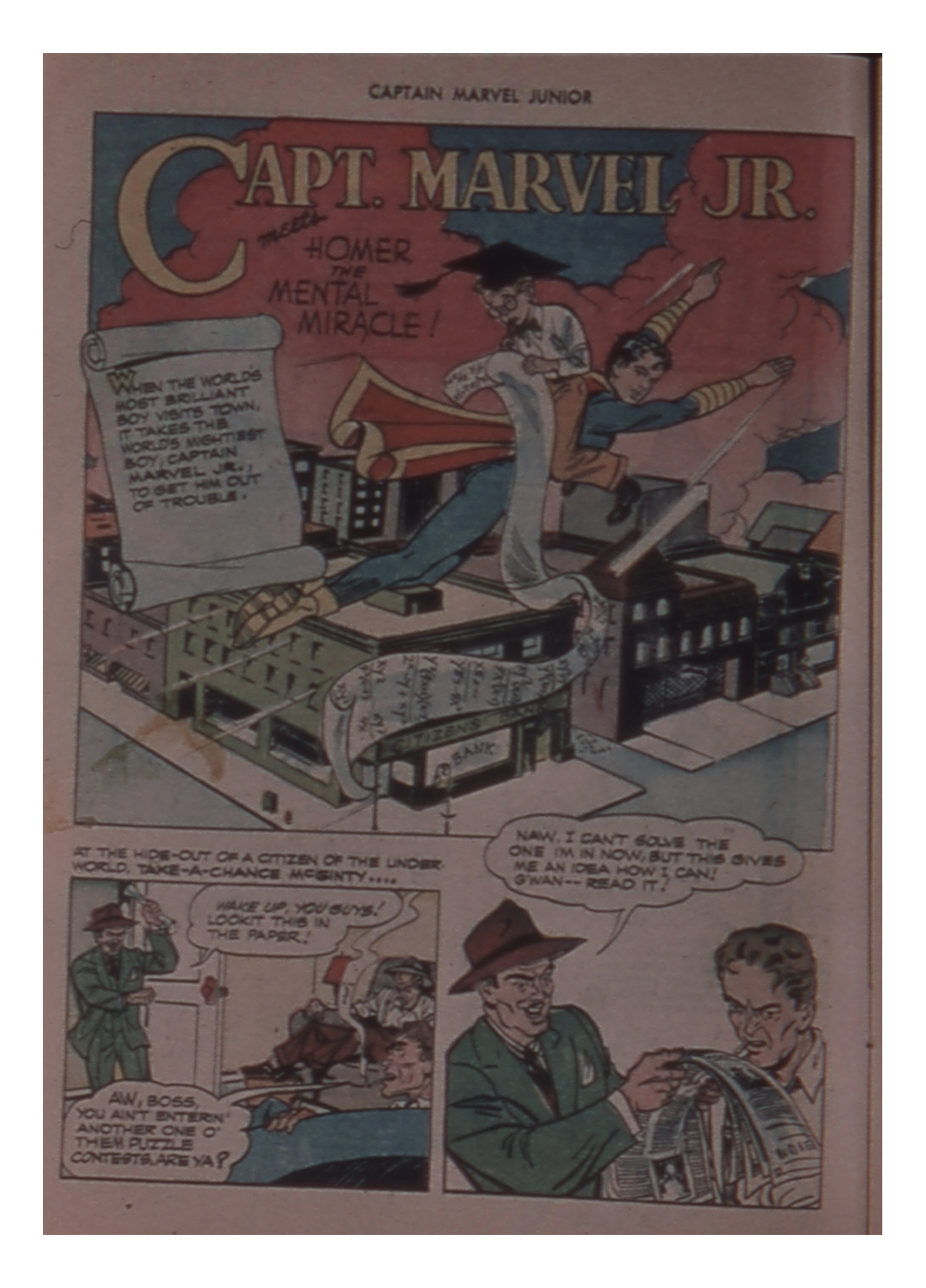 Read online Captain Marvel, Jr. comic -  Issue #58 - 16
