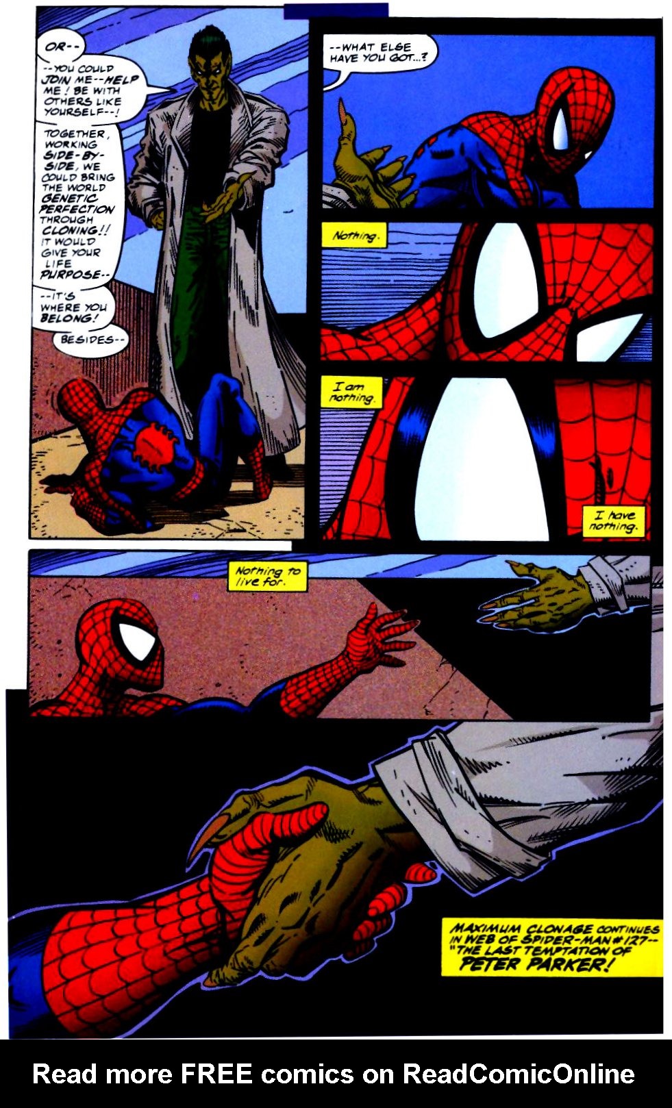 Read online Spider-Man: Maximum Clonage comic -  Issue # Issue Alpha - 48