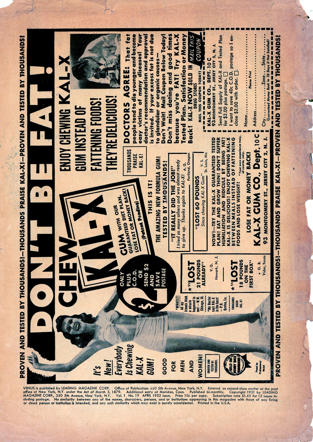 Read online Venus (1948) comic -  Issue #19 - 4