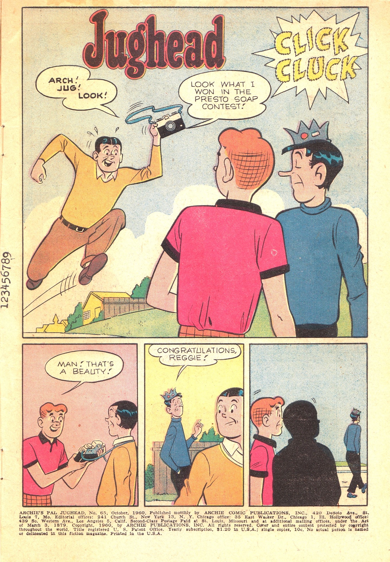 Read online Archie's Pal Jughead comic -  Issue #65 - 3
