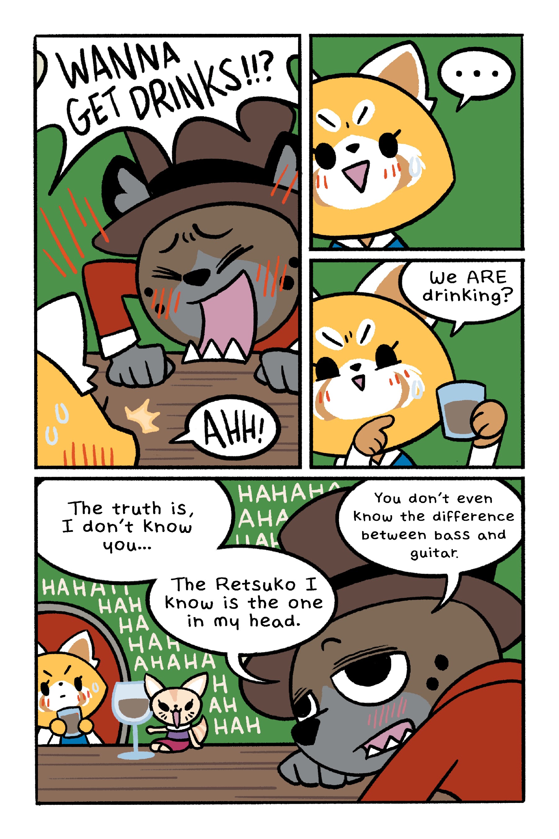 Read online Aggretsuko: Down the Rabbit Hole comic -  Issue # TPB - 49