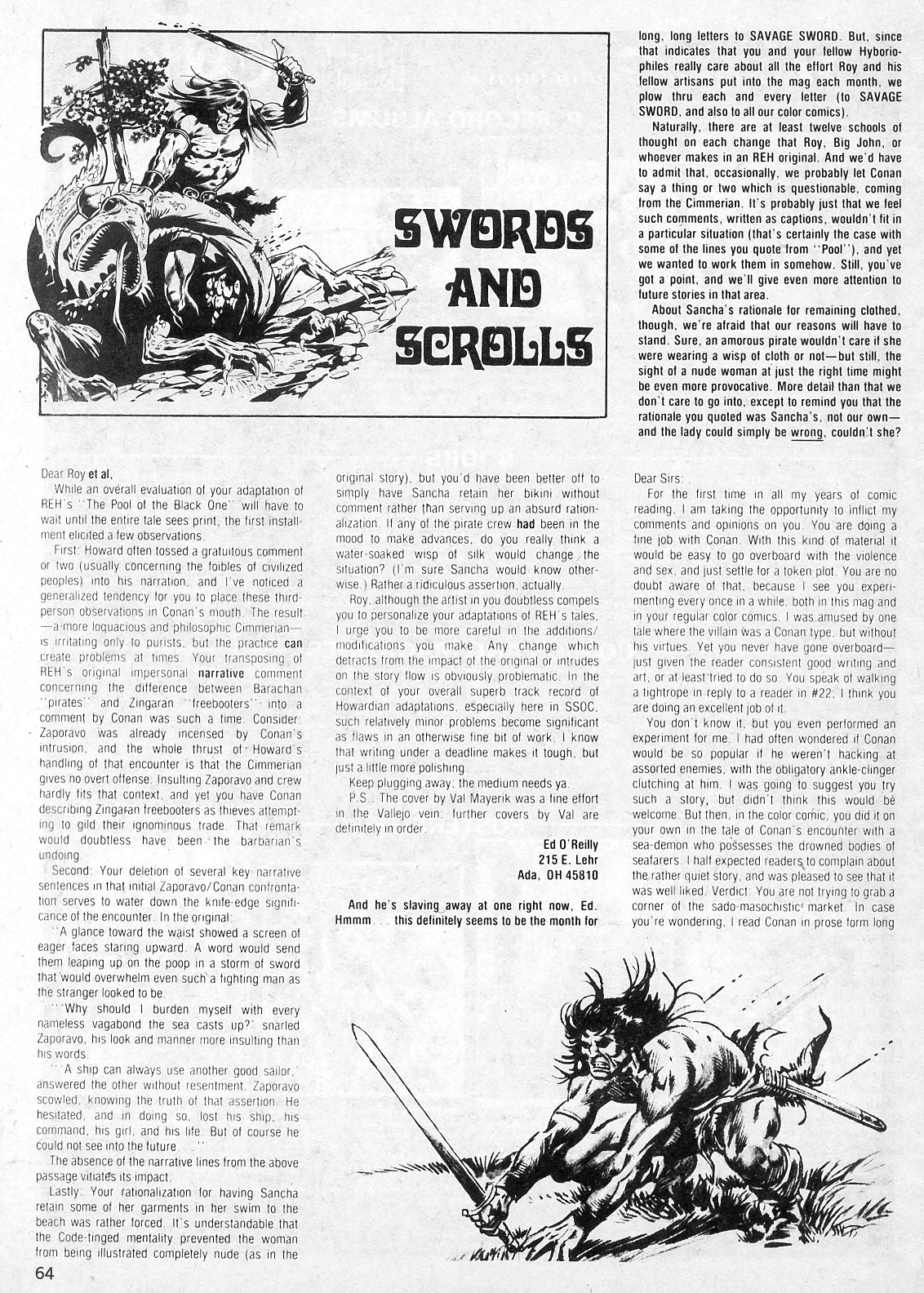 Read online The Savage Sword Of Conan comic -  Issue #26 - 64
