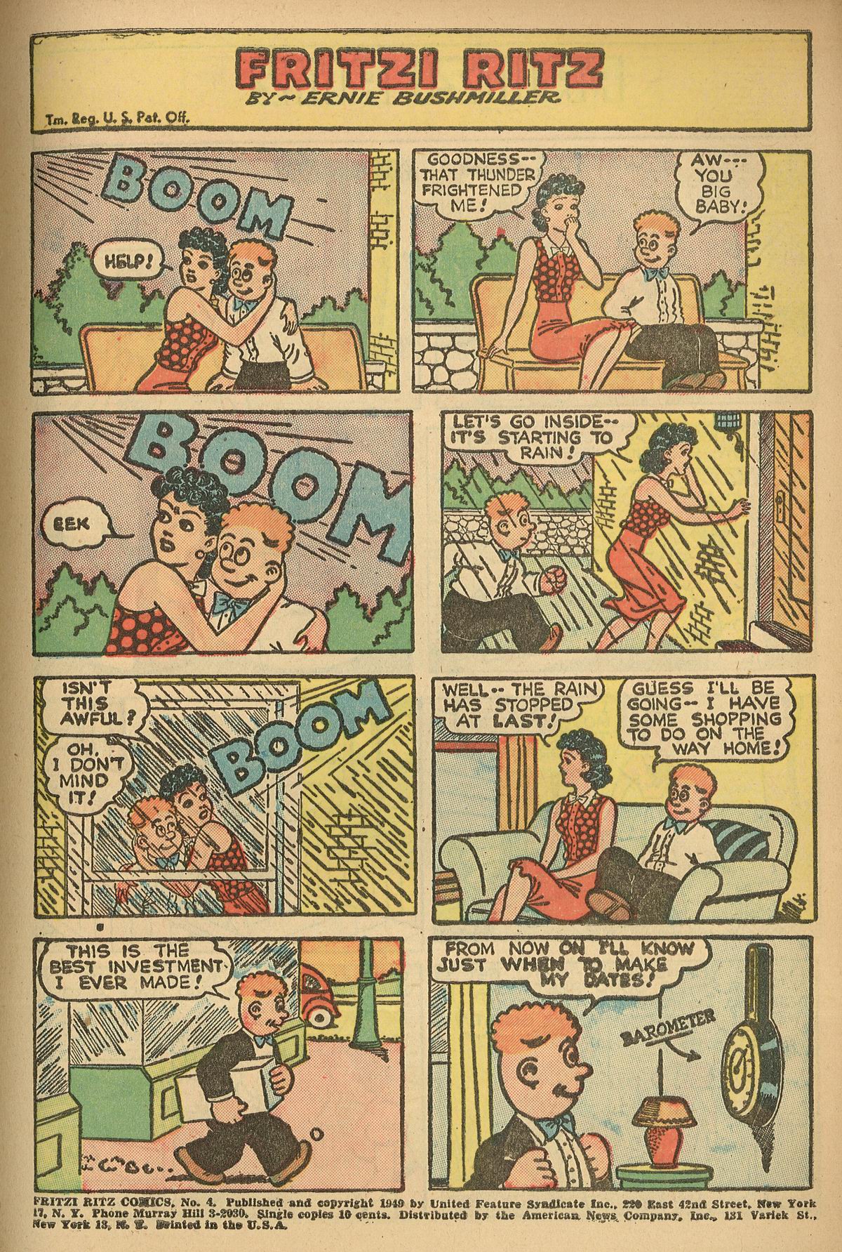 Read online Fritzi Ritz (1948) comic -  Issue #4 - 3