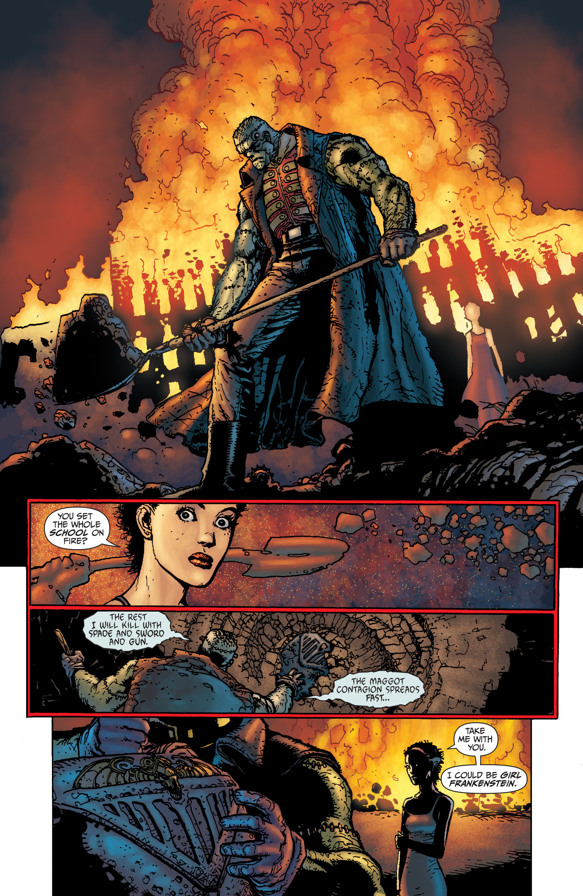 Read online Seven Soldiers: Frankenstein comic -  Issue #3 - 45