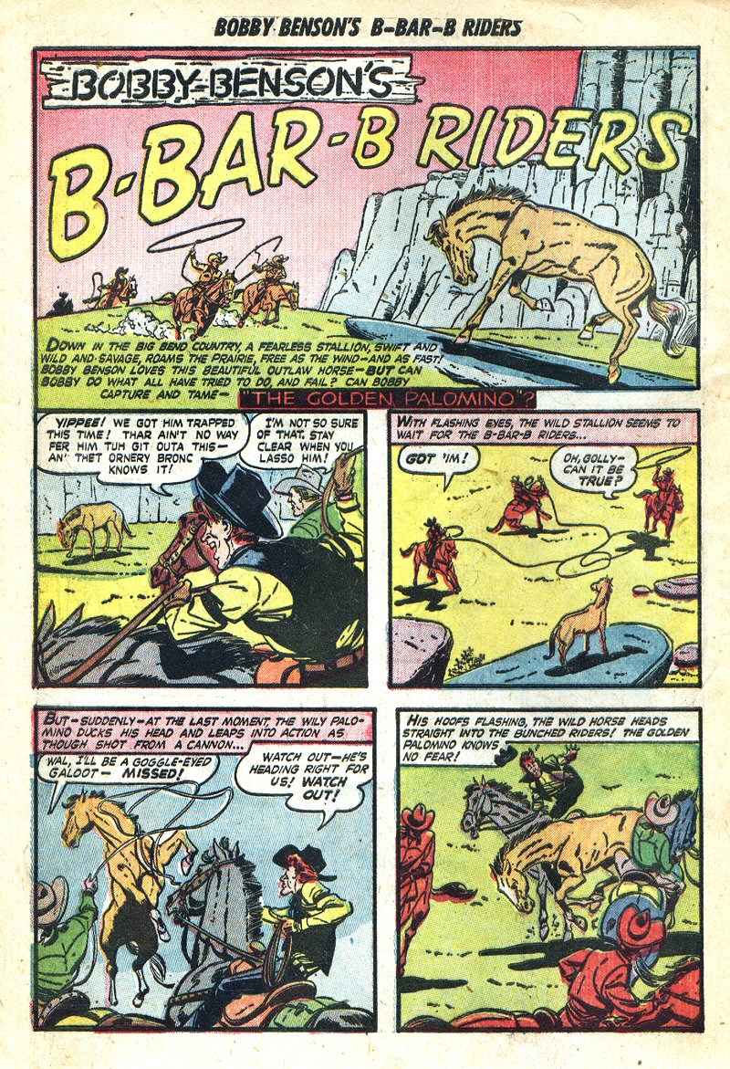 Read online Bobby Benson's B-Bar-B Riders comic -  Issue #3 - 20