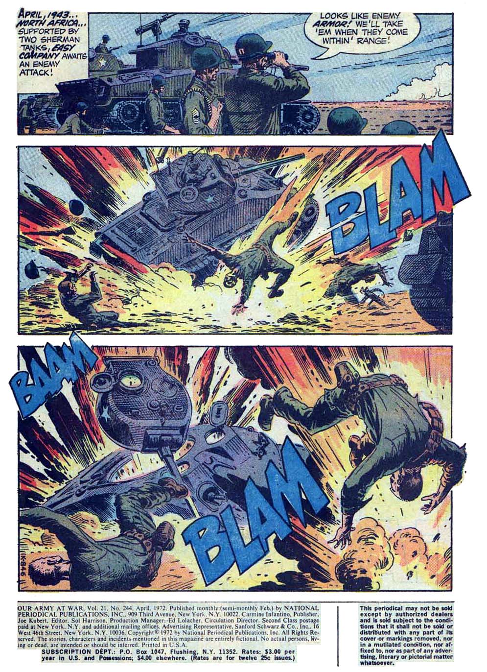 Read online Our Army at War (1952) comic -  Issue #244 - 3