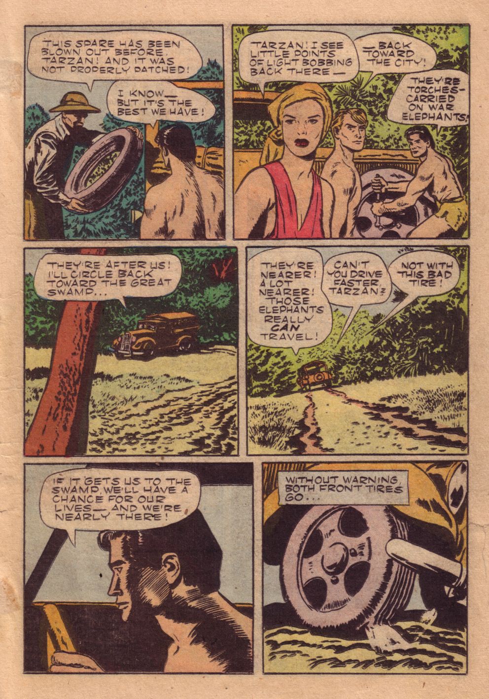 Read online Tarzan (1948) comic -  Issue #40 - 23