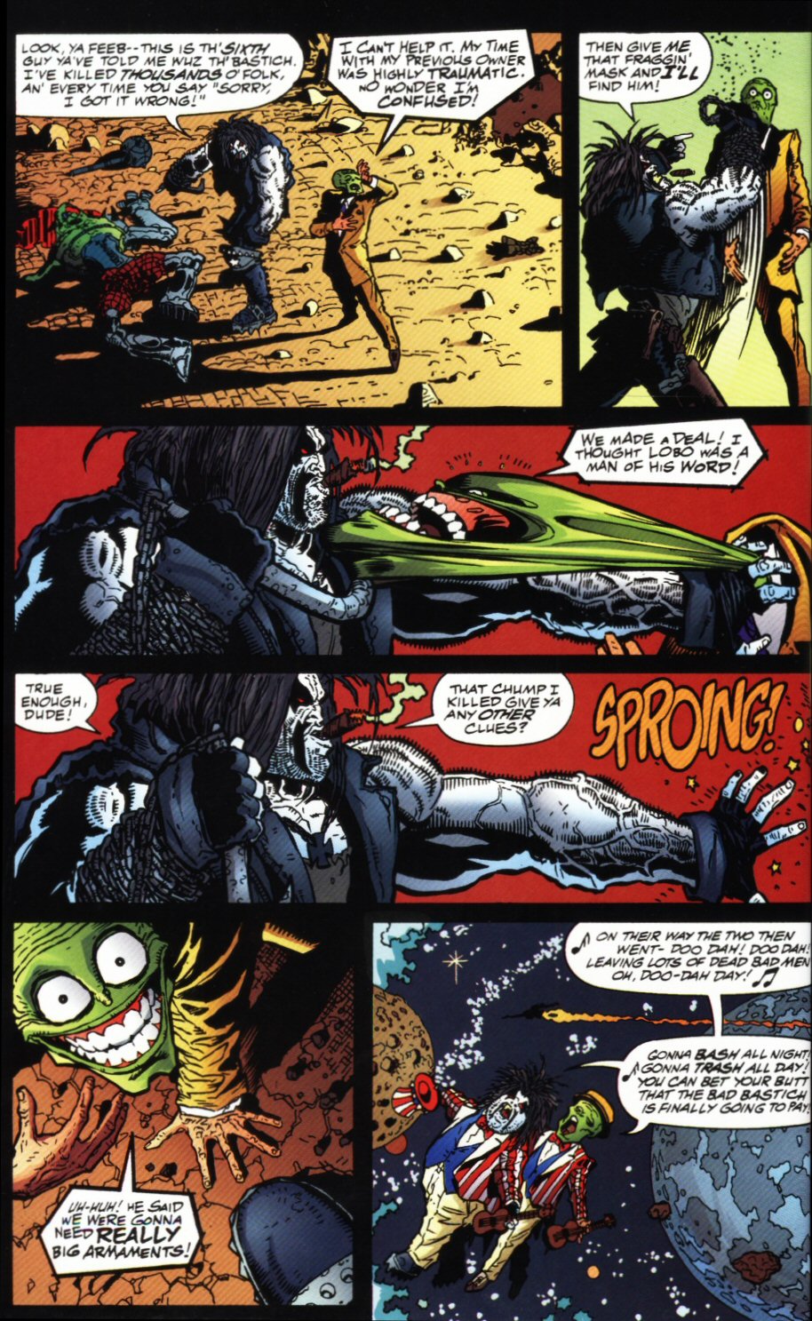 Read online Lobo/Mask comic -  Issue #2 - 7