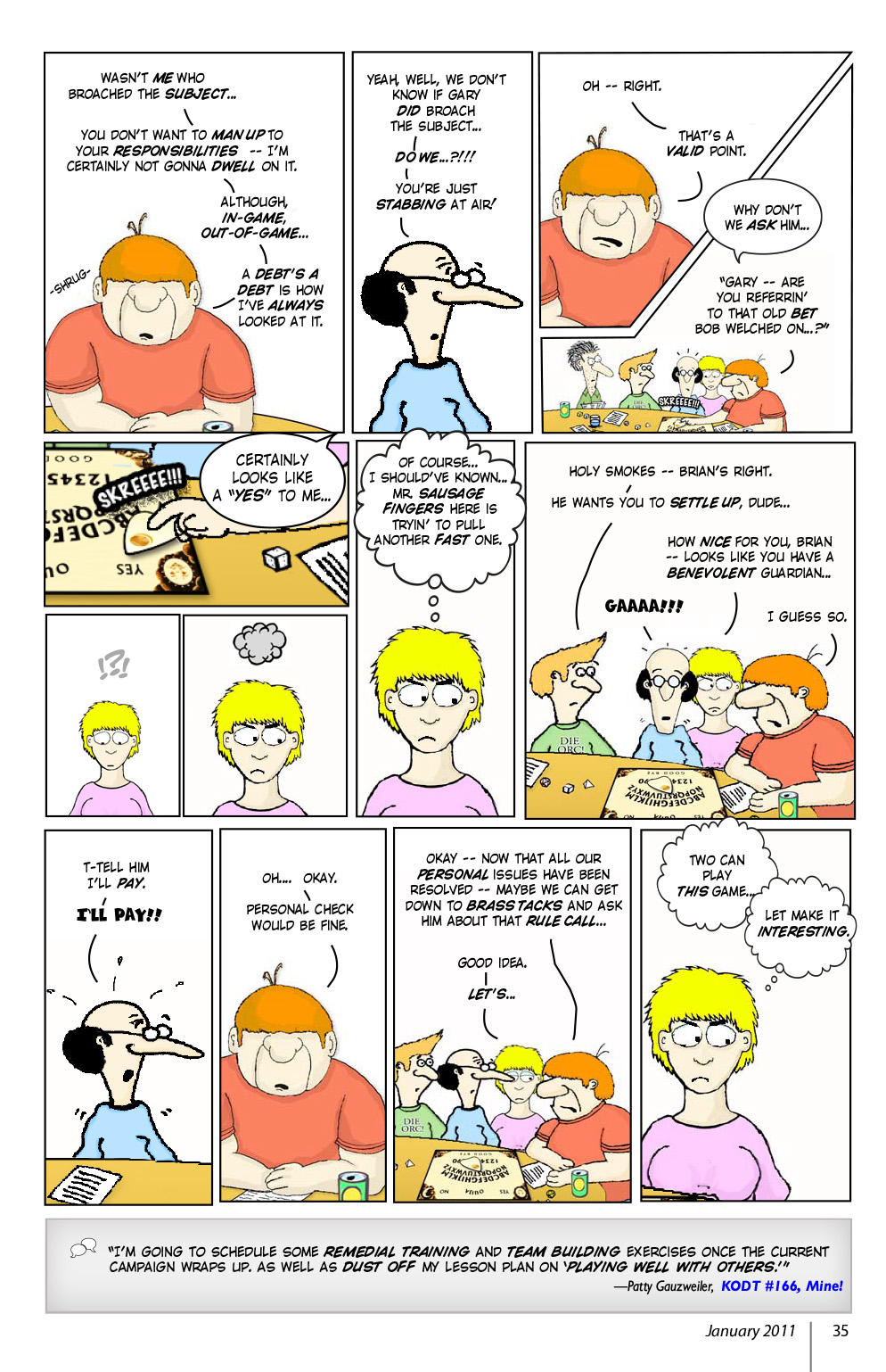 Read online Knights of the Dinner Table comic -  Issue #171 - 37