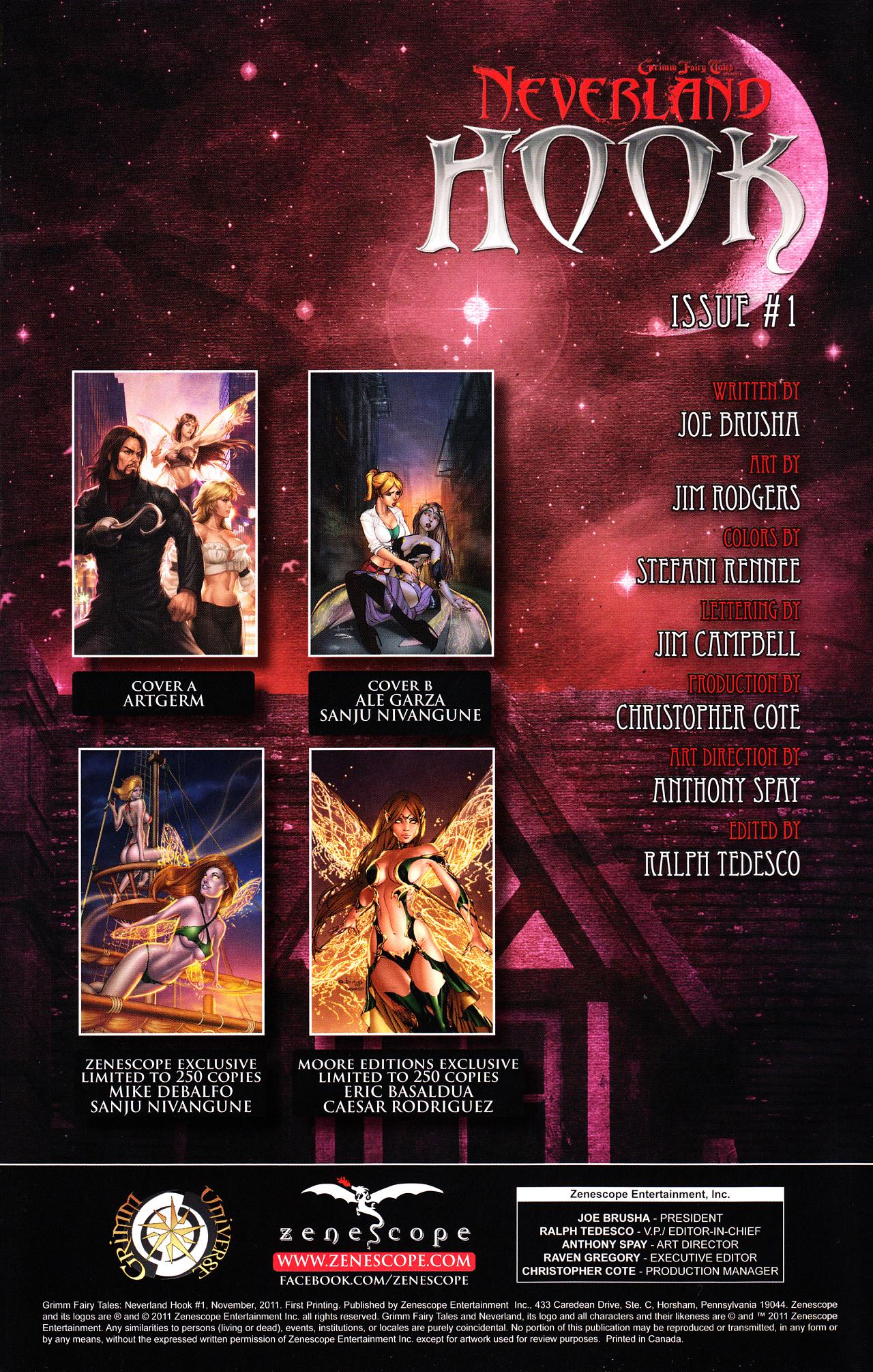 Read online Grimm Fairy Tales: Neverland Hook comic -  Issue #1 - 2