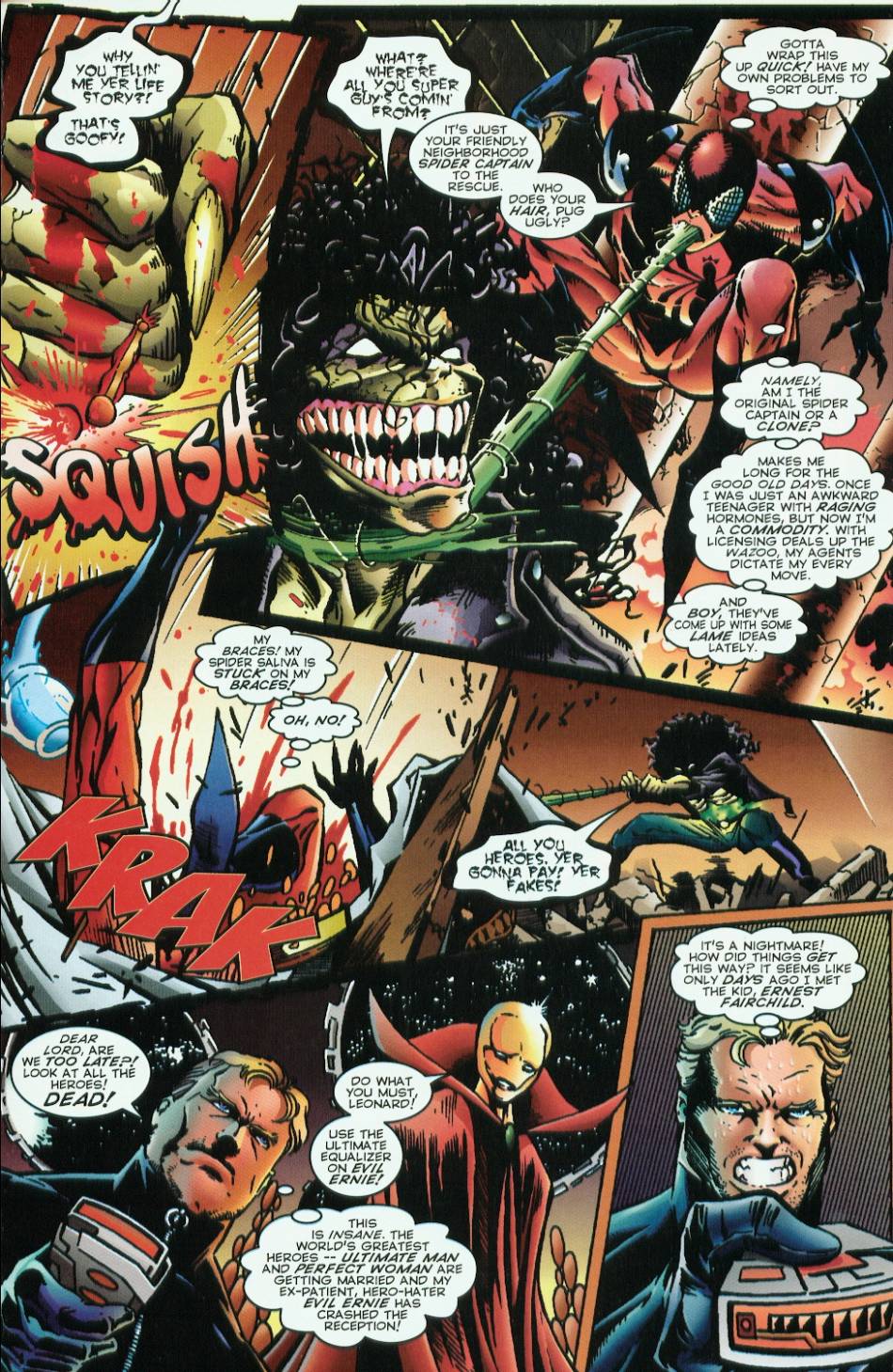 Read online Evil Ernie vs. the Superheroes comic -  Issue #1 - 5