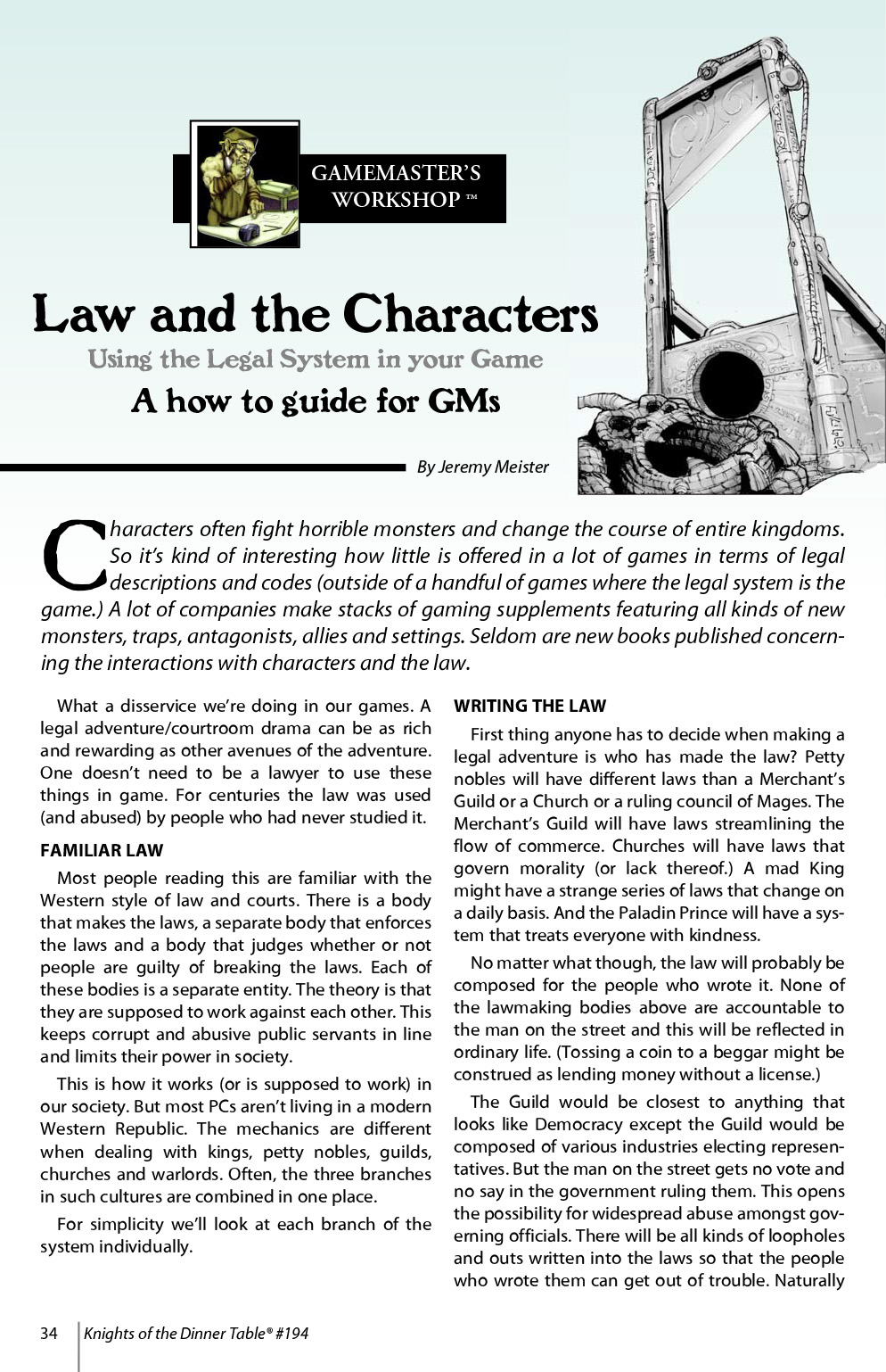 Read online Knights of the Dinner Table comic -  Issue #194 - 36