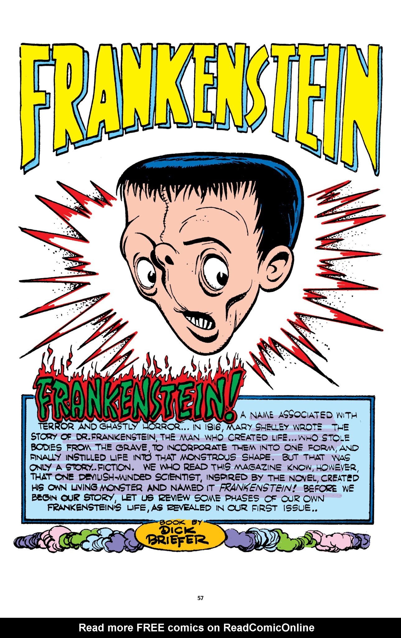 Read online Frankenstein: The Mad Science of Dick Briefer comic -  Issue # TPB - 57