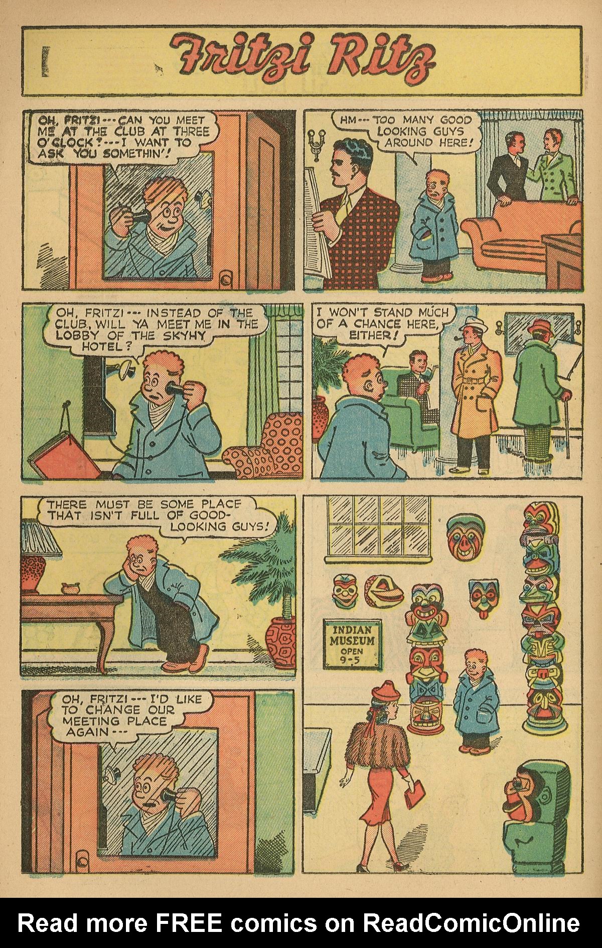 Read online Fritzi Ritz (1953) comic -  Issue #4 - 22